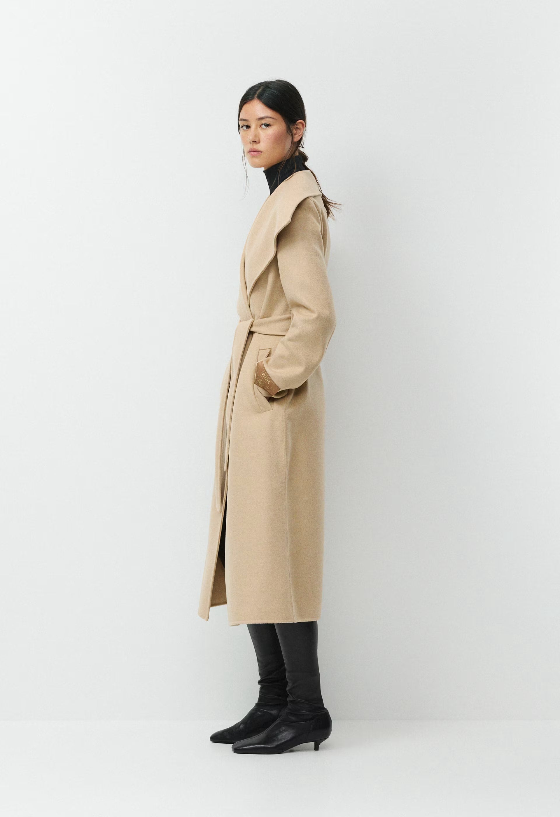 The Portfolio Double-Faced Coat - Luxe (Re)Wool - GOLD CAMEL