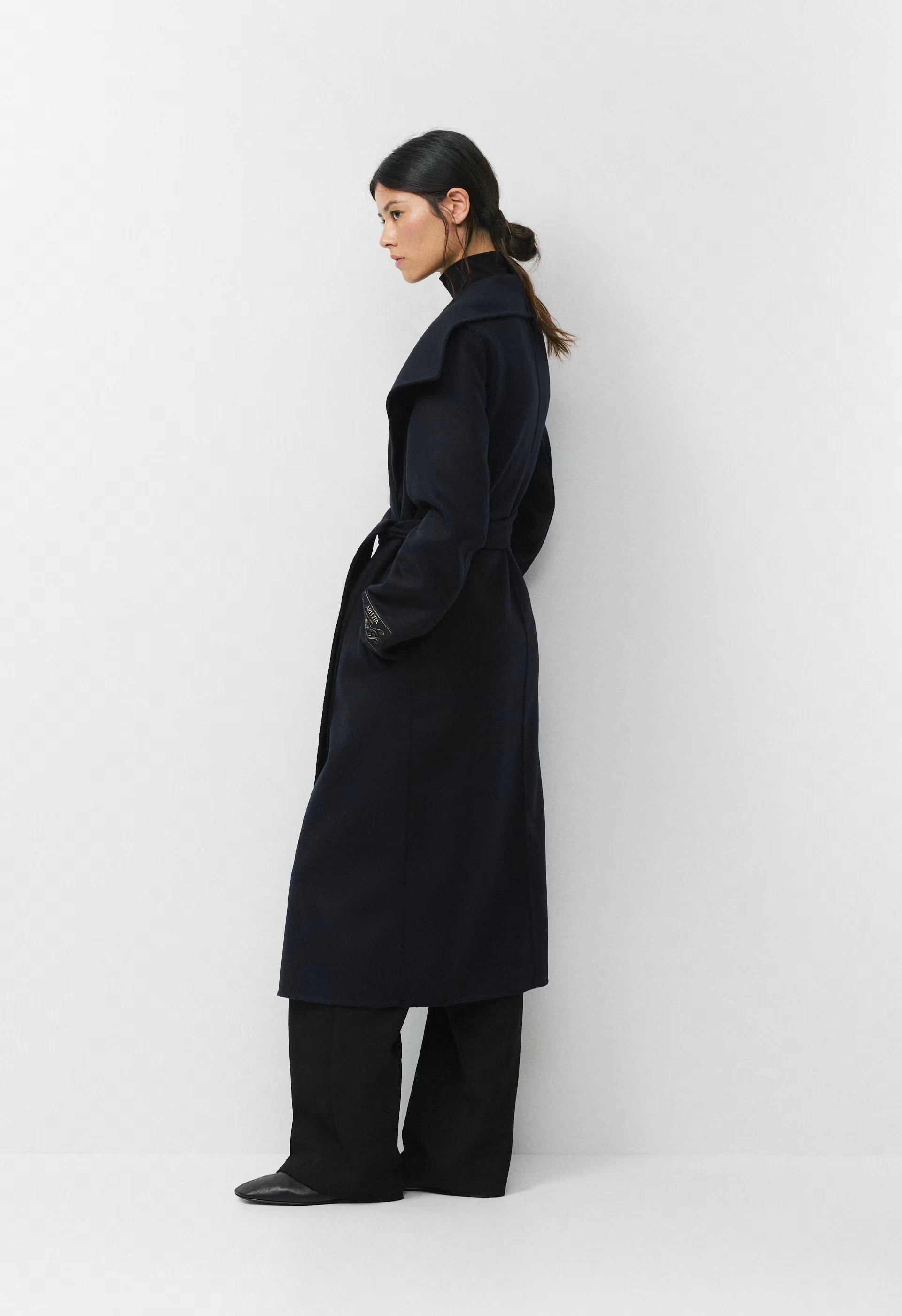 The Portfolio Double-Faced Coat - Luxe (Re)Wool - DARK NIGHT NAVY