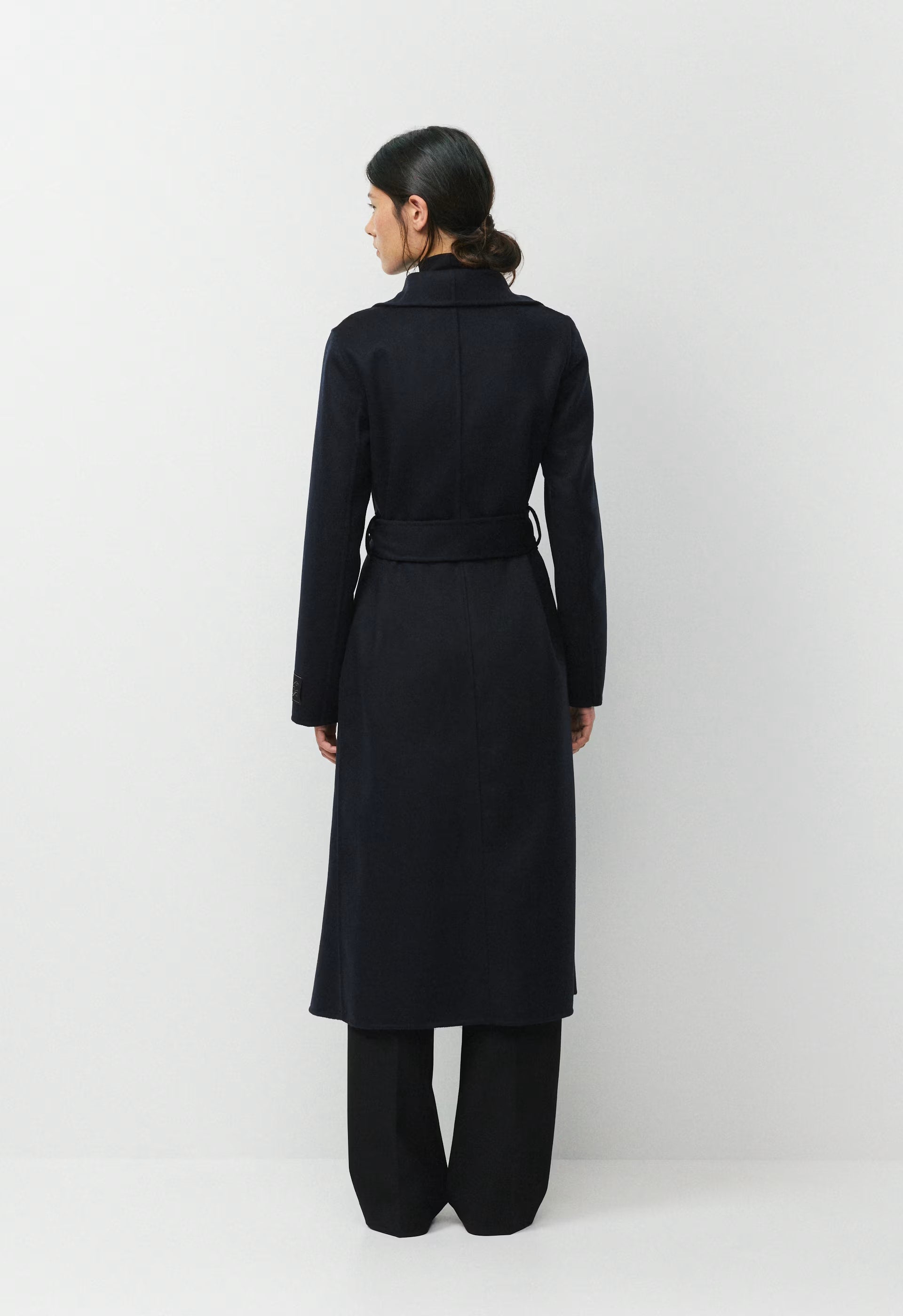 The Portfolio Double-Faced Coat - Luxe (Re)Wool - DARK NIGHT NAVY