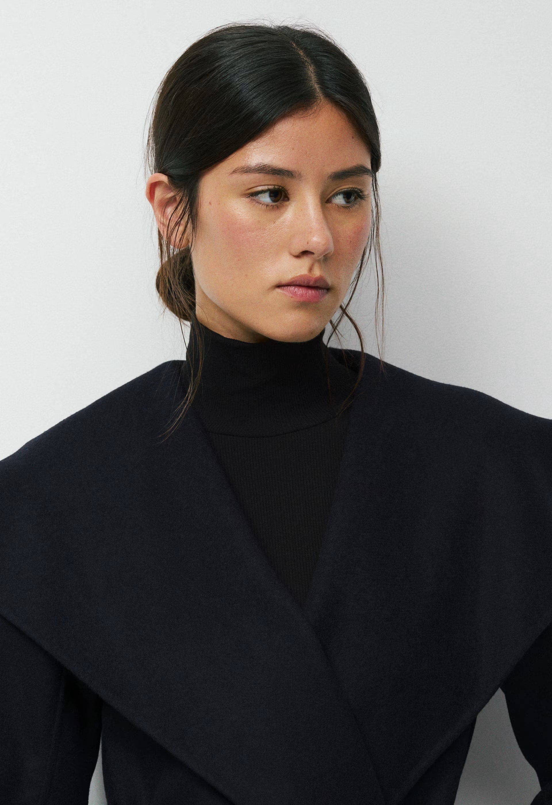 The Portfolio Double-Faced Coat - Luxe (Re)Wool - DARK NIGHT NAVY