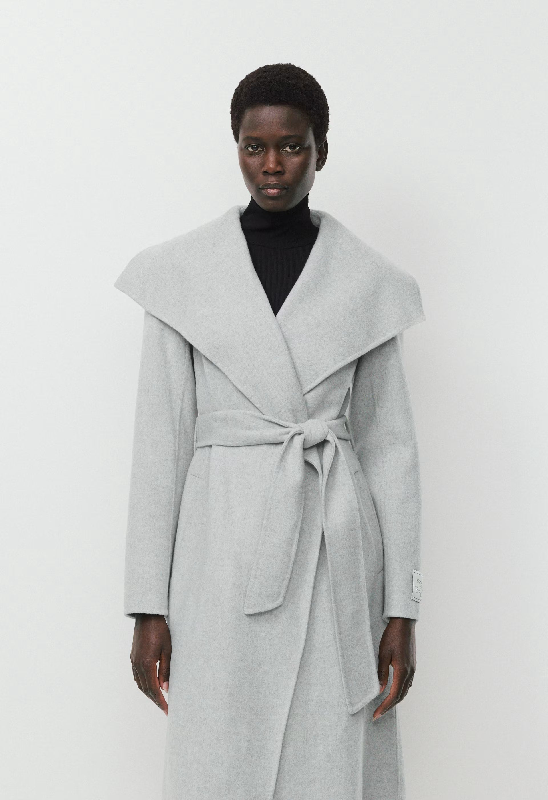 The Portfolio Double-Faced Coat - Luxe (Re)Wool - HEATHER CHROME