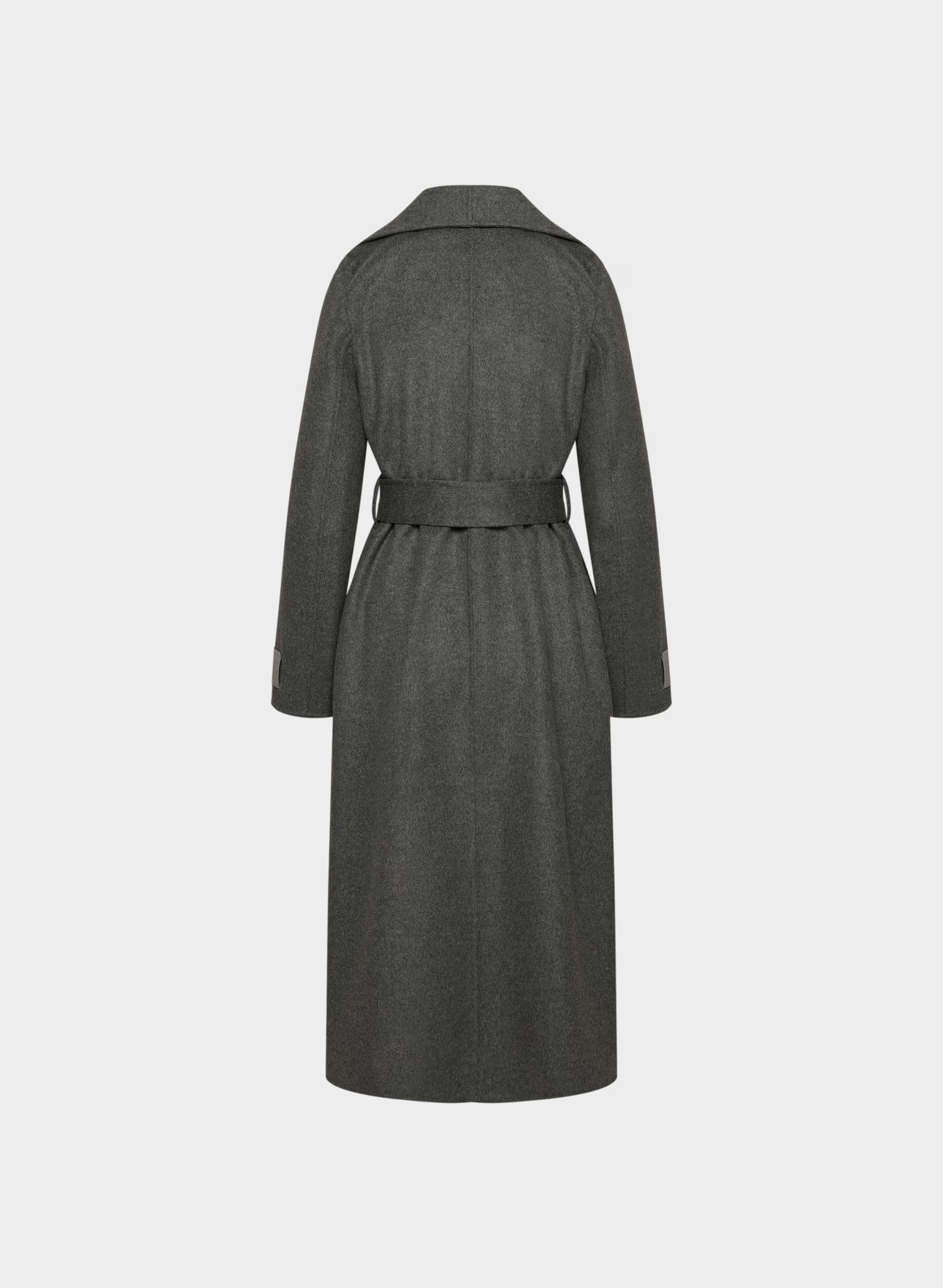 The Portfolio Double-Faced Coat - Luxe (Re)Wool - HEATHER CHARCOAL