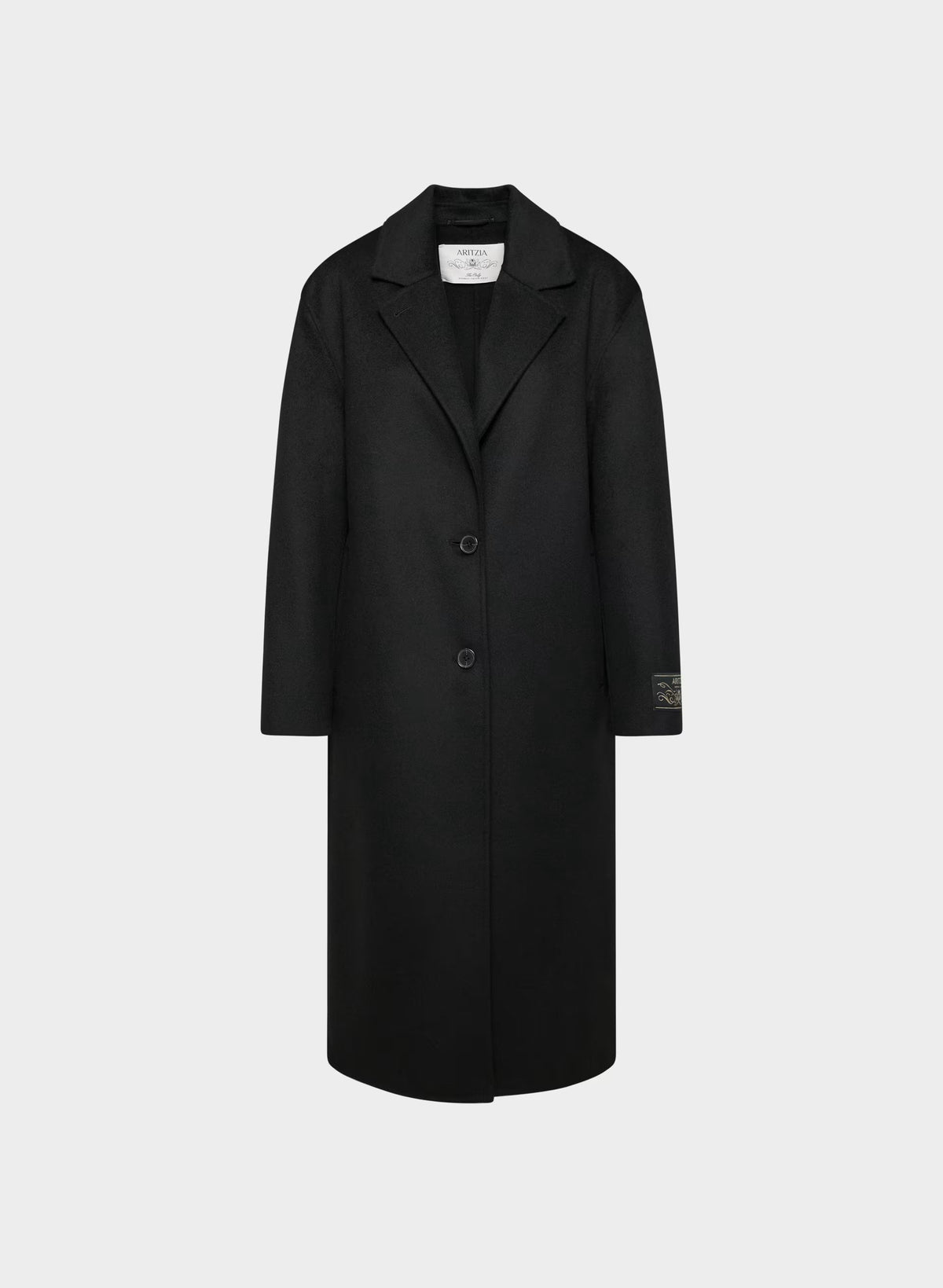 The Only Double-Faced Coat - Luxe (Re)Wool - BLACK