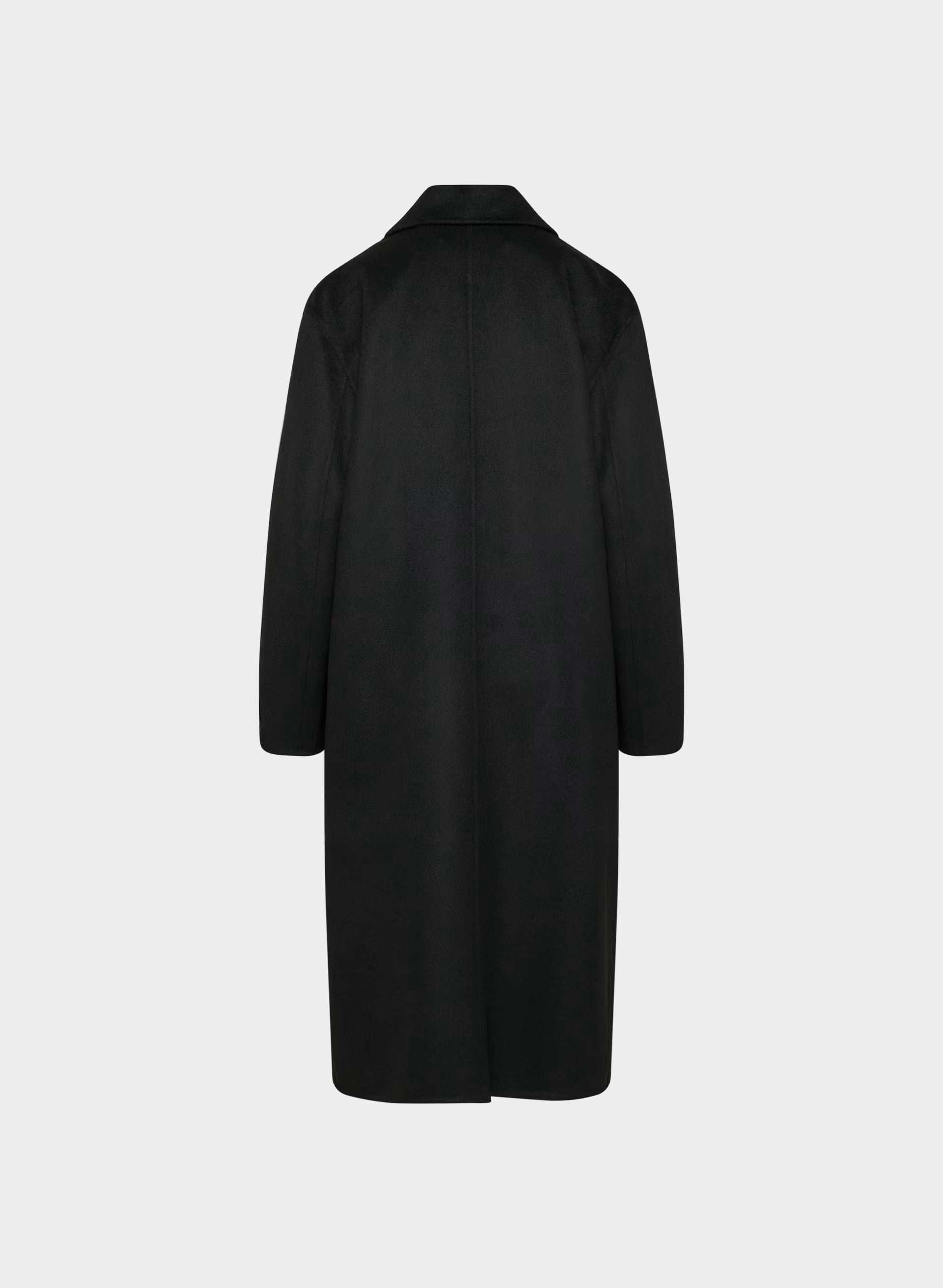The Only Double-Faced Coat - Luxe (Re)Wool - BLACK