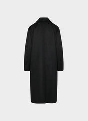 The Only Double-Faced Coat - Luxe (Re)Wool - BLACK