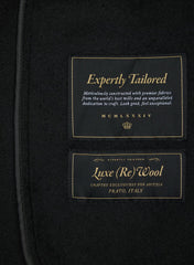 The Only Double-Faced Coat - Luxe (Re)Wool - BLACK