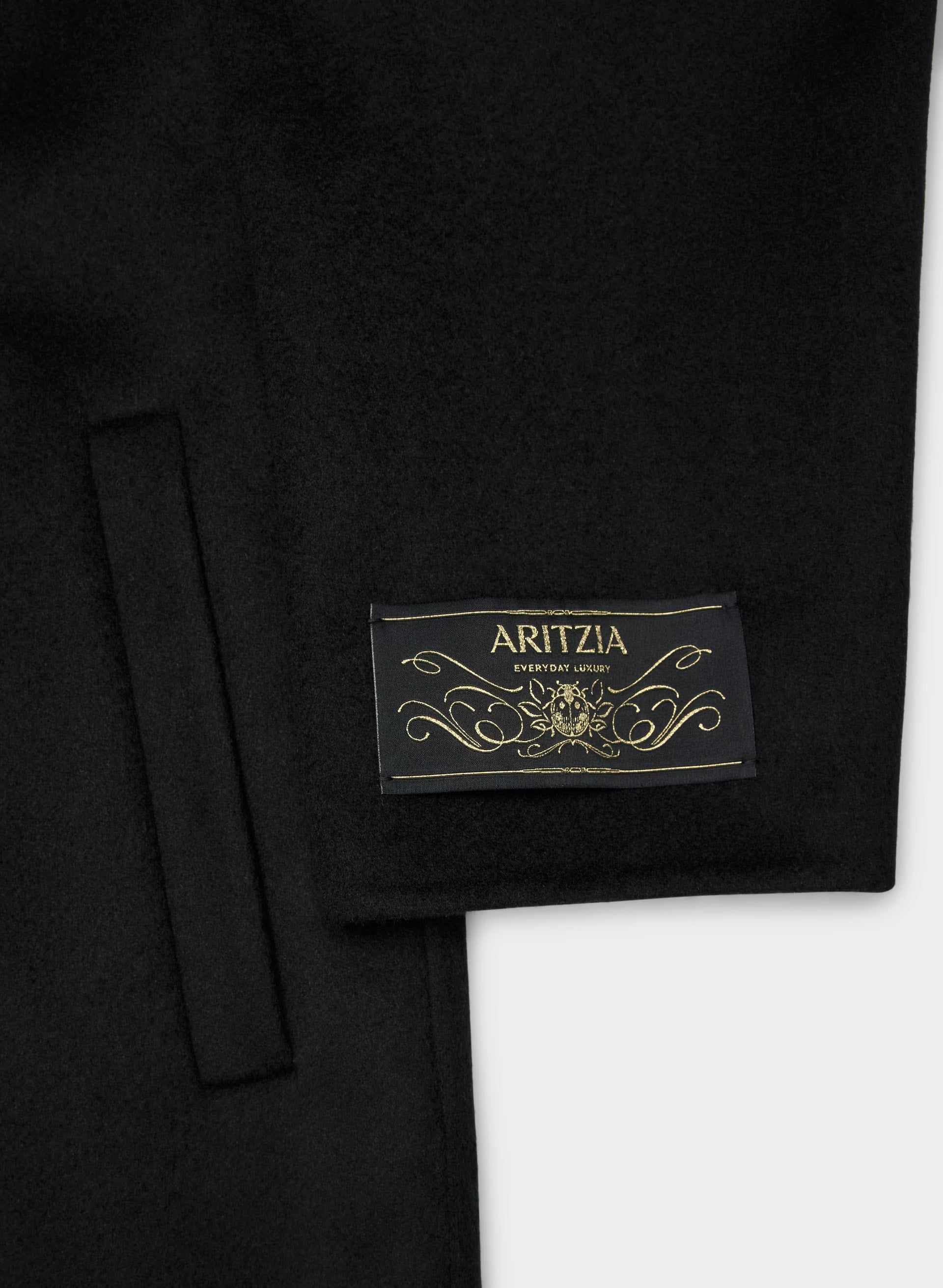 The Only Double-Faced Coat - Luxe (Re)Wool - BLACK