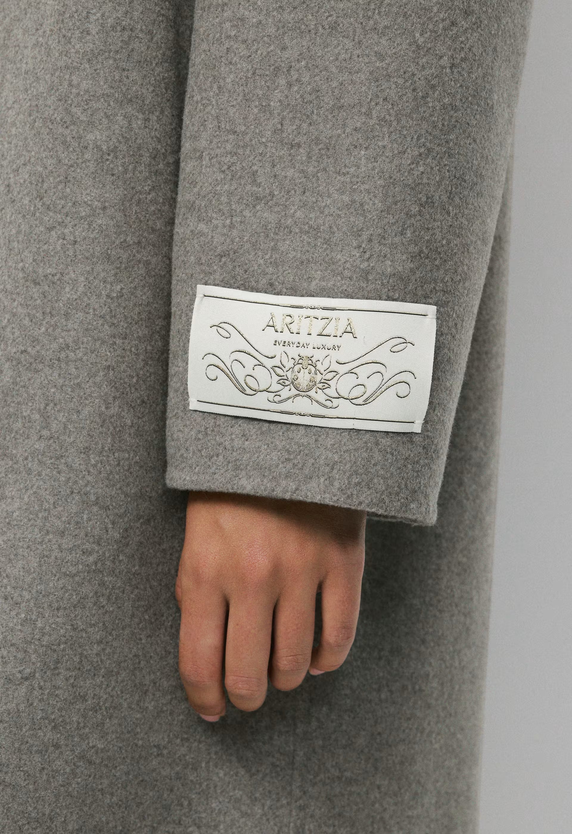 The Only Double-Faced Coat - Luxe (Re)Wool - HEATHER DARK TAUPE