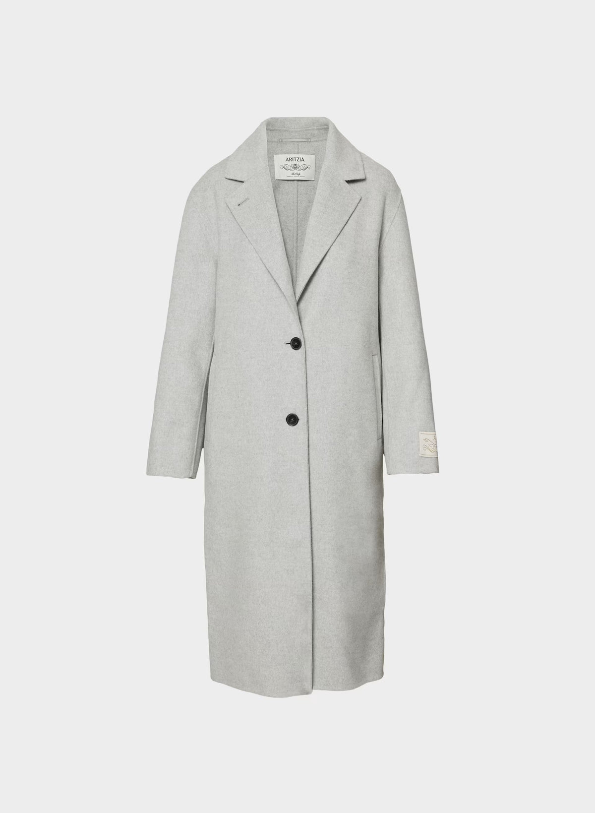 The Only Double-Faced Coat - Luxe (Re)Wool - HEATHER CHROME