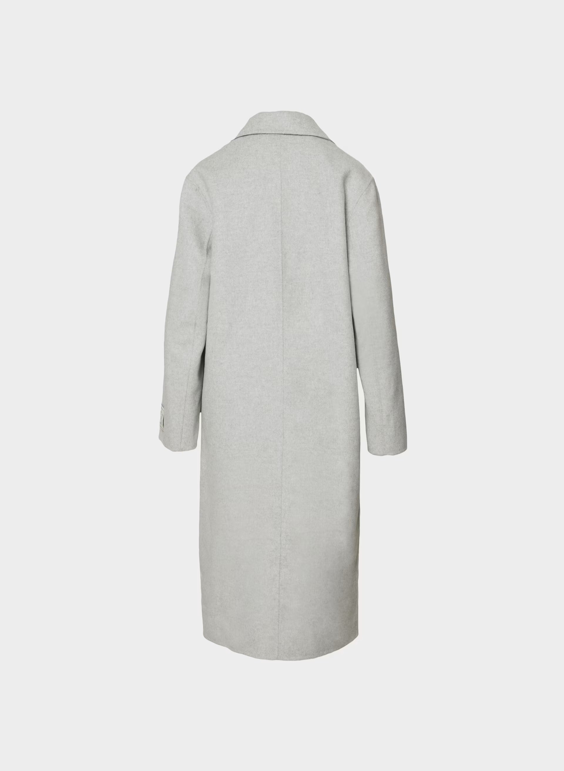 The Only Double-Faced Coat - Luxe (Re)Wool - HEATHER CHROME