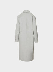 The Only Double-Faced Coat - Luxe (Re)Wool - HEATHER CHROME
