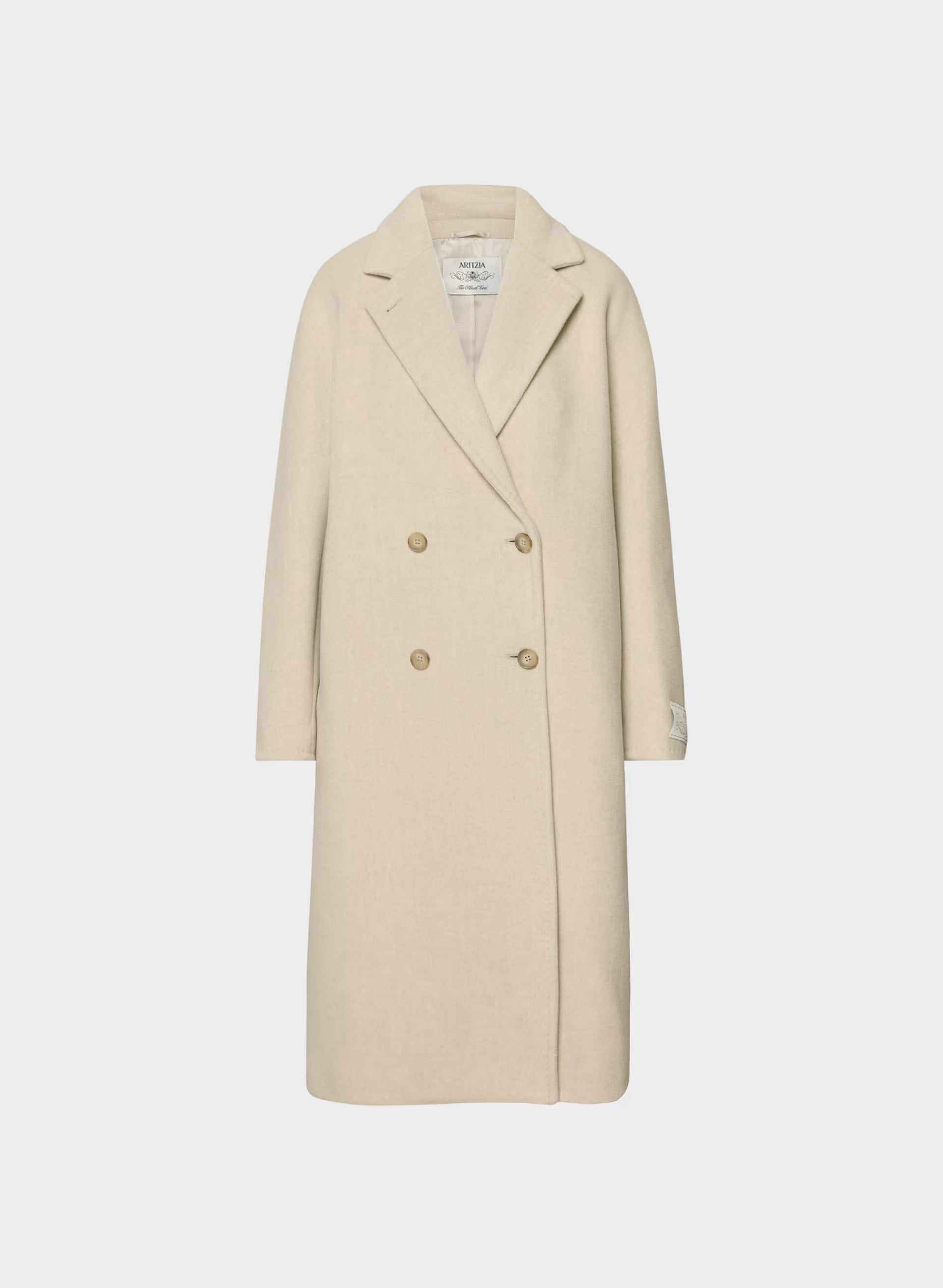 The Slouch™ Coat - Soft Wool Cashmere - HEATHER LIGHT OATMEAL
