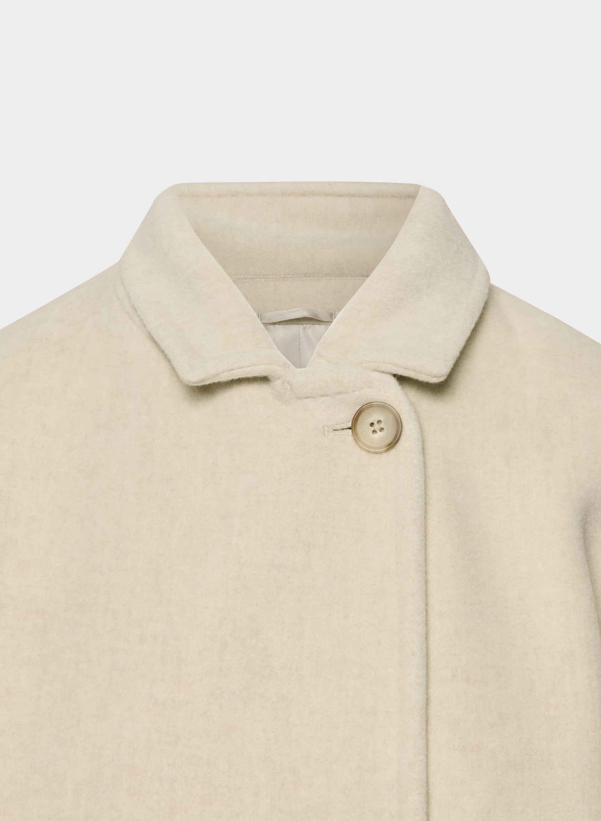 The Slouch™ Coat - Soft Wool Cashmere - HEATHER LIGHT OATMEAL