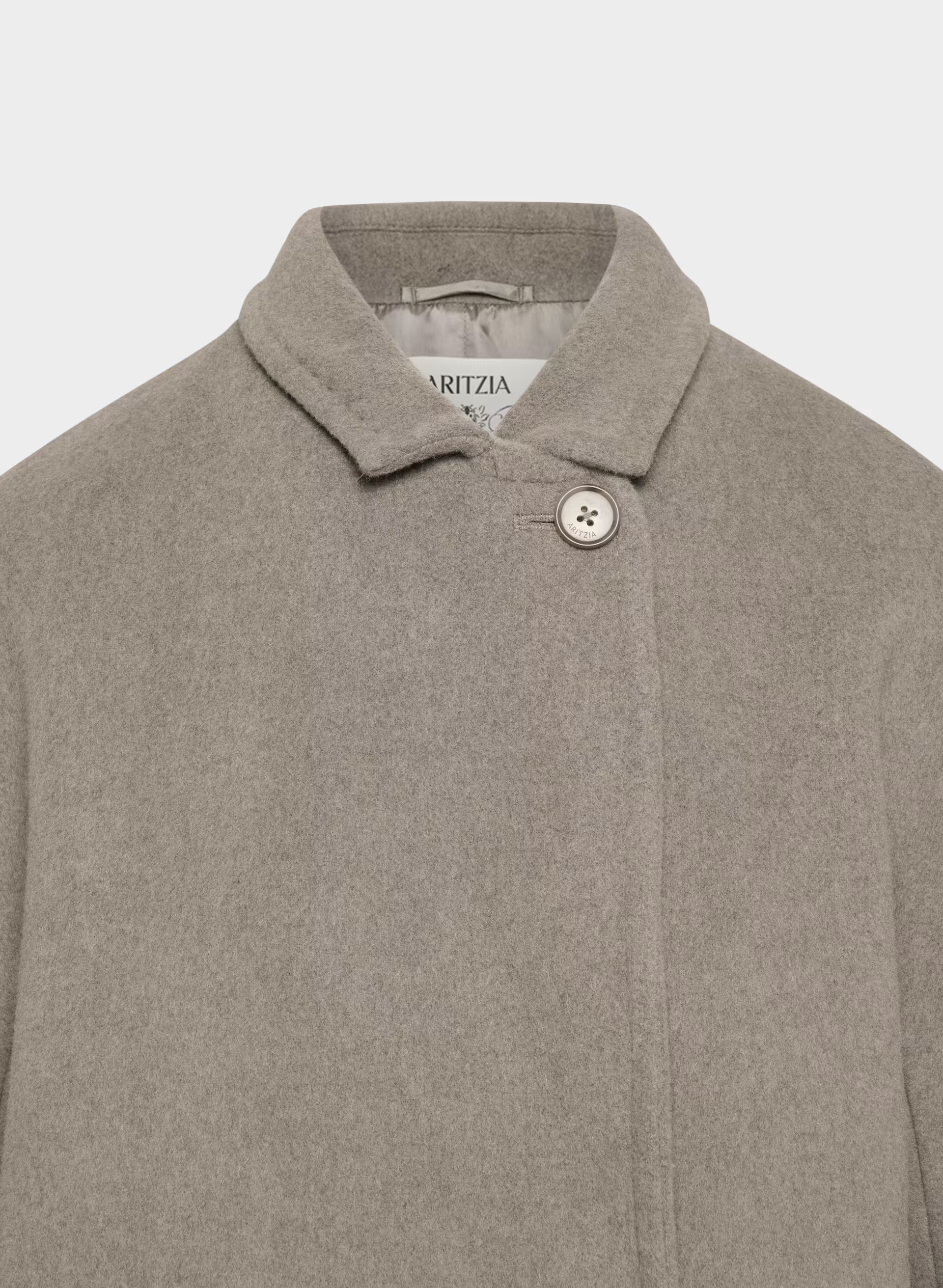 The Slouch™ Coat - Soft Wool Cashmere - HEATHER NOMAD TAUPE