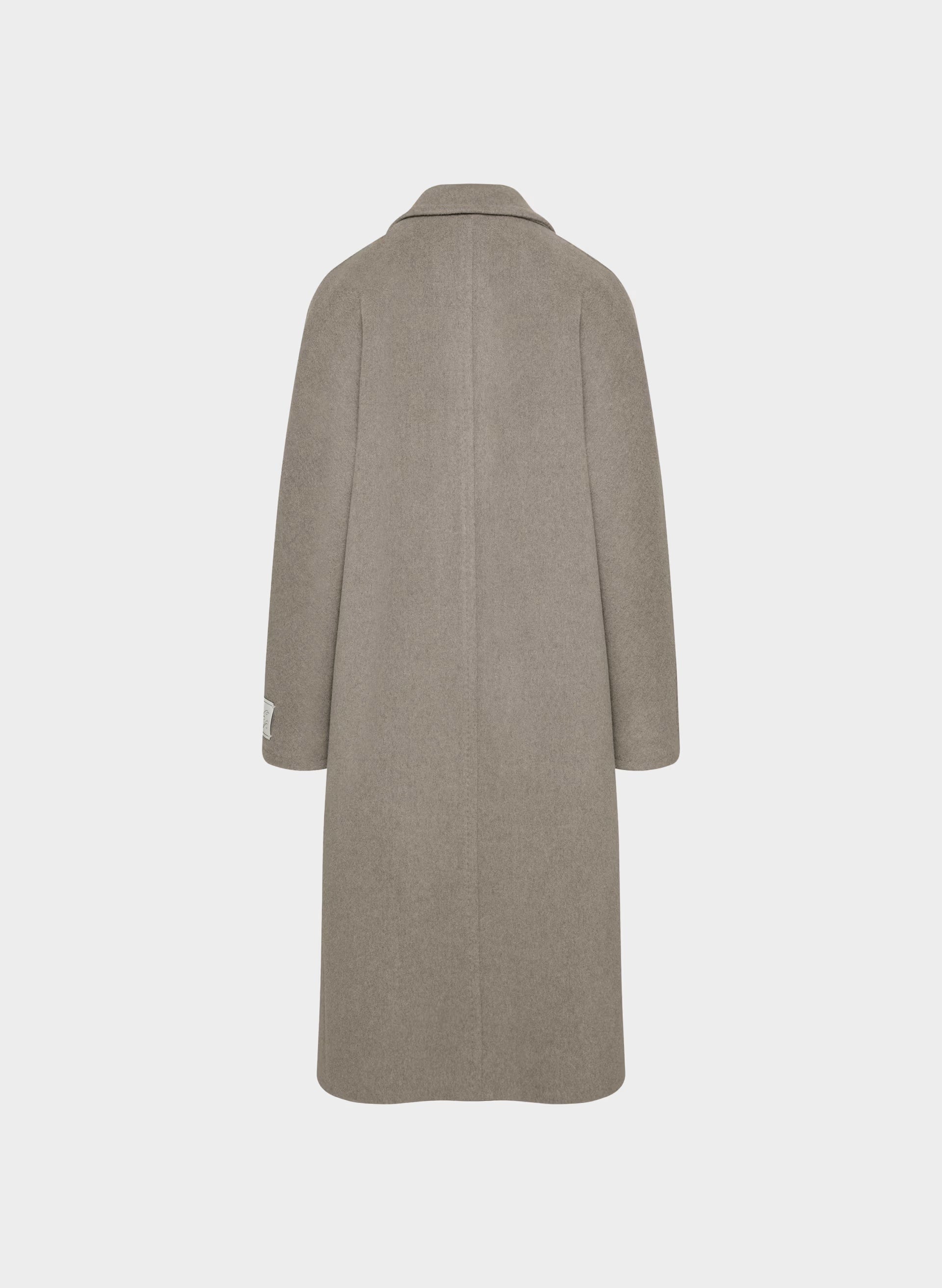 The Slouch™ Coat - Soft Wool Cashmere - HEATHER NOMAD TAUPE