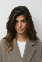 The Slouch™ Coat - Soft Wool Cashmere - HEATHER NOMAD TAUPE