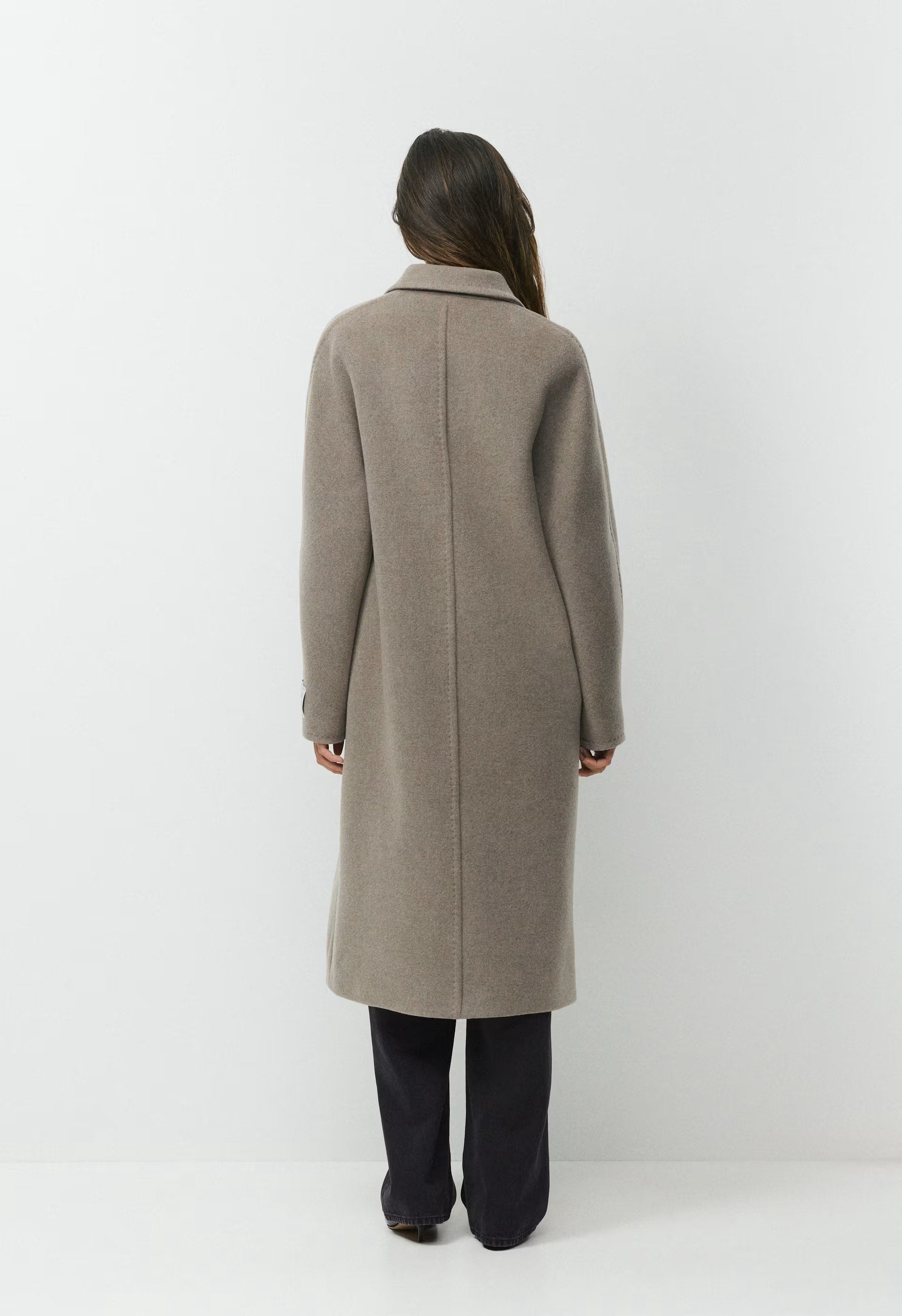 The Slouch™ Coat - Soft Wool Cashmere - HEATHER NOMAD TAUPE