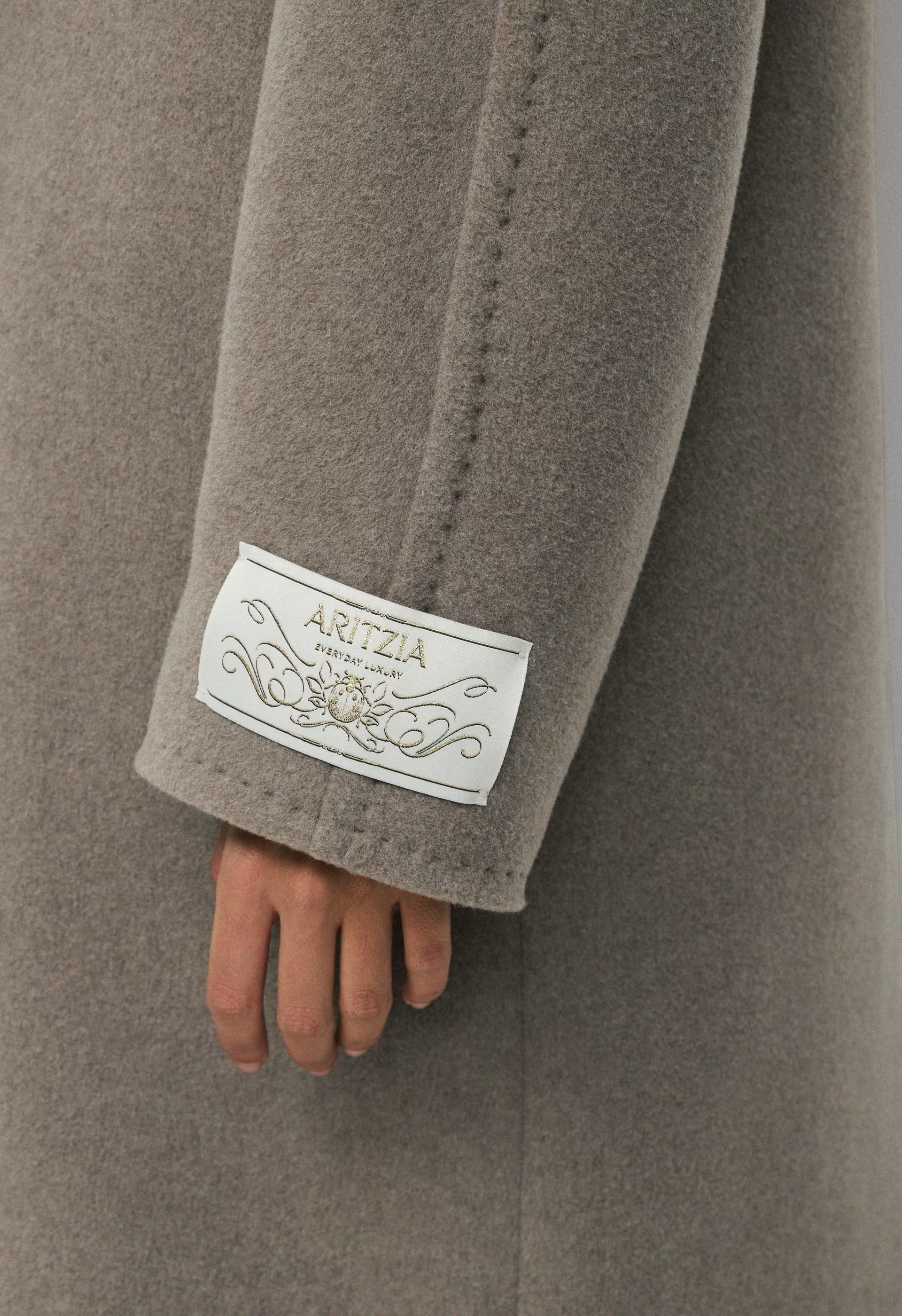 The Slouch™ Coat - Soft Wool Cashmere - HEATHER NOMAD TAUPE