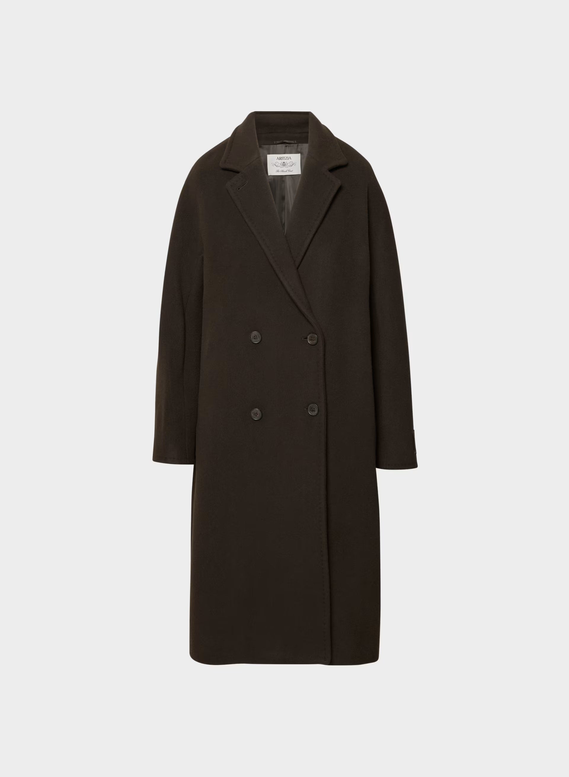 The Slouch™ Coat - Soft Wool Cashmere - CACAO NIB BROWN