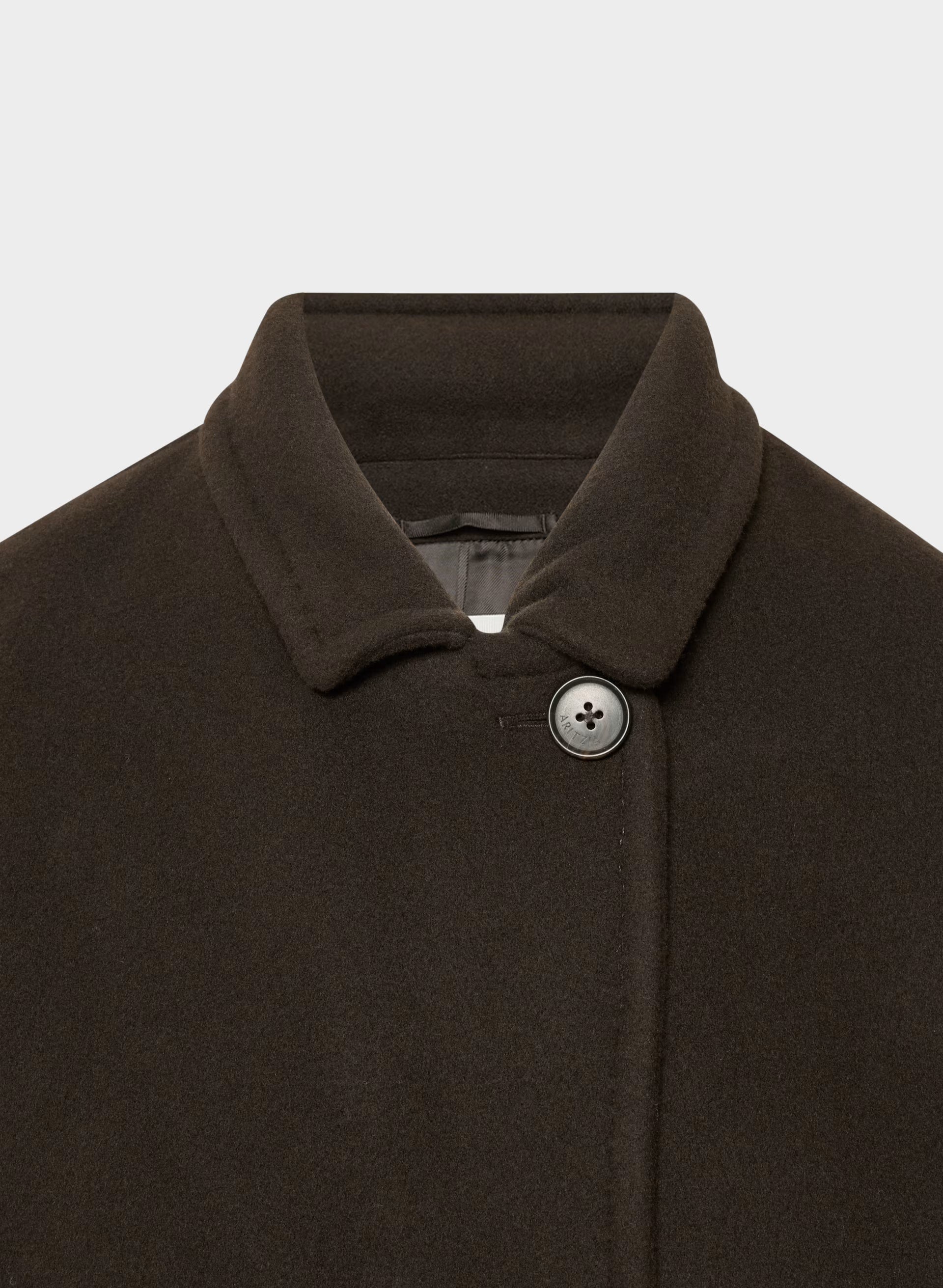 The Slouch™ Coat - Soft Wool Cashmere - CACAO NIB BROWN
