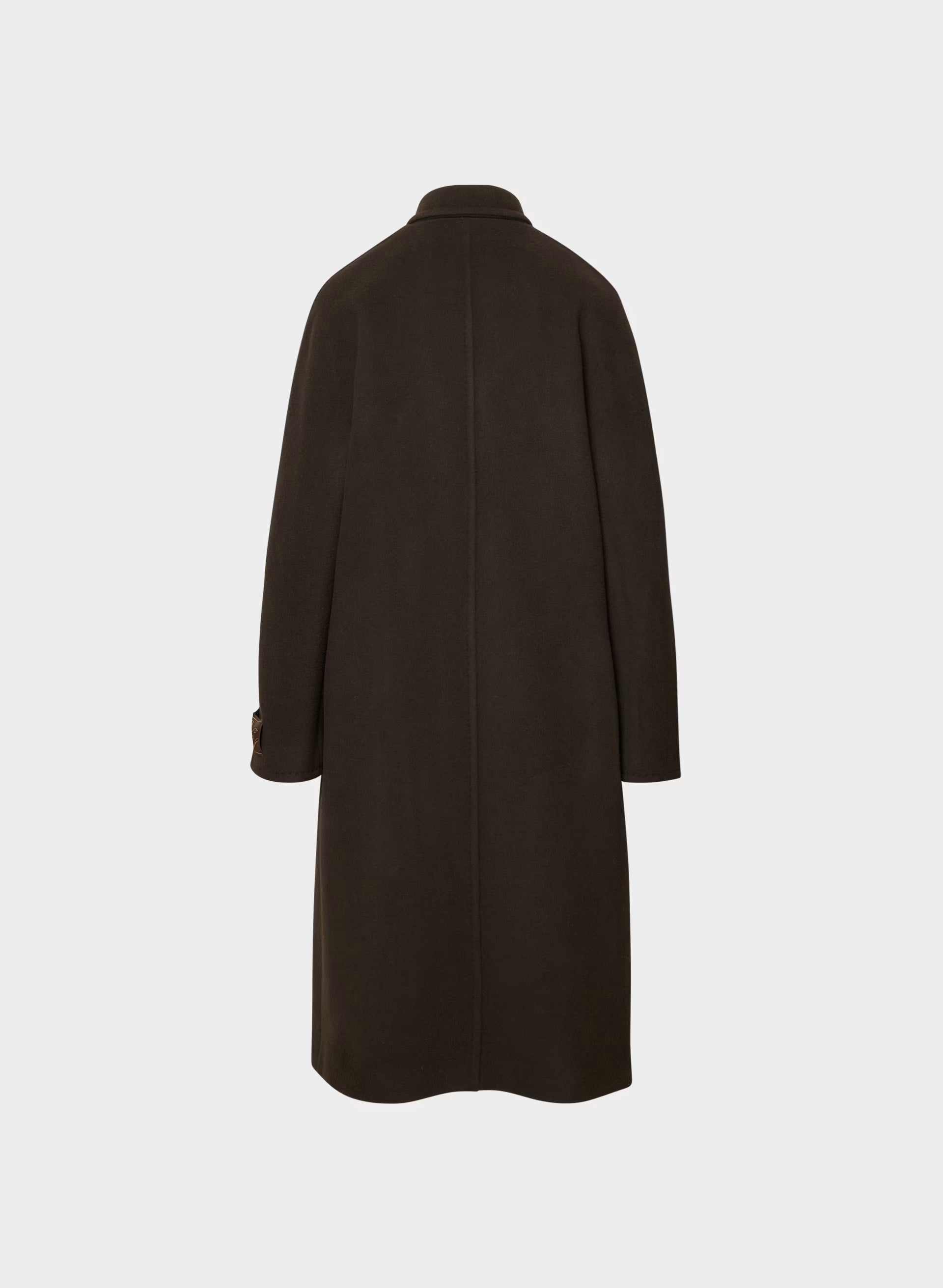 The Slouch™ Coat - Soft Wool Cashmere - CACAO NIB BROWN