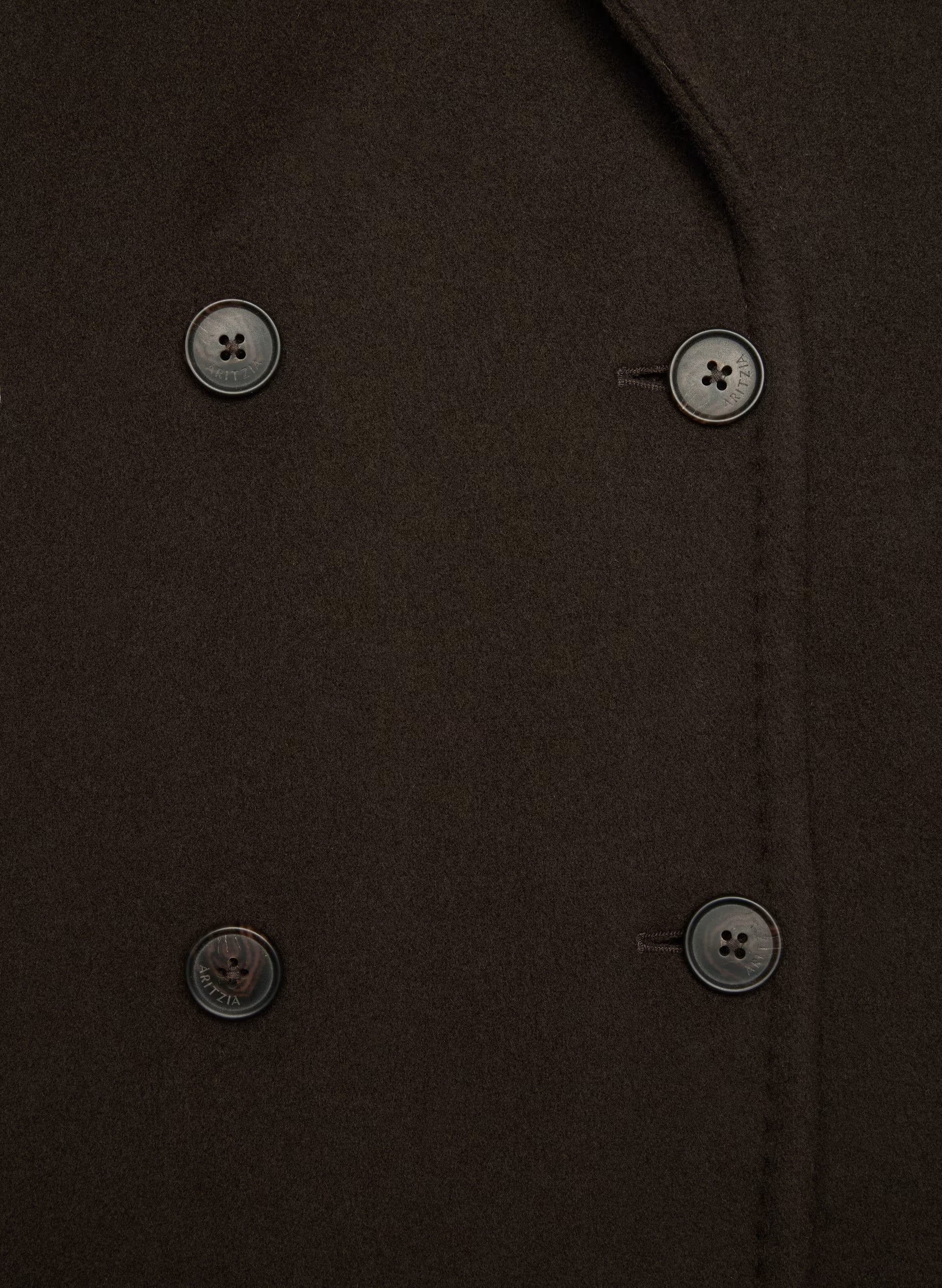 The Slouch™ Coat - Soft Wool Cashmere - CACAO NIB BROWN
