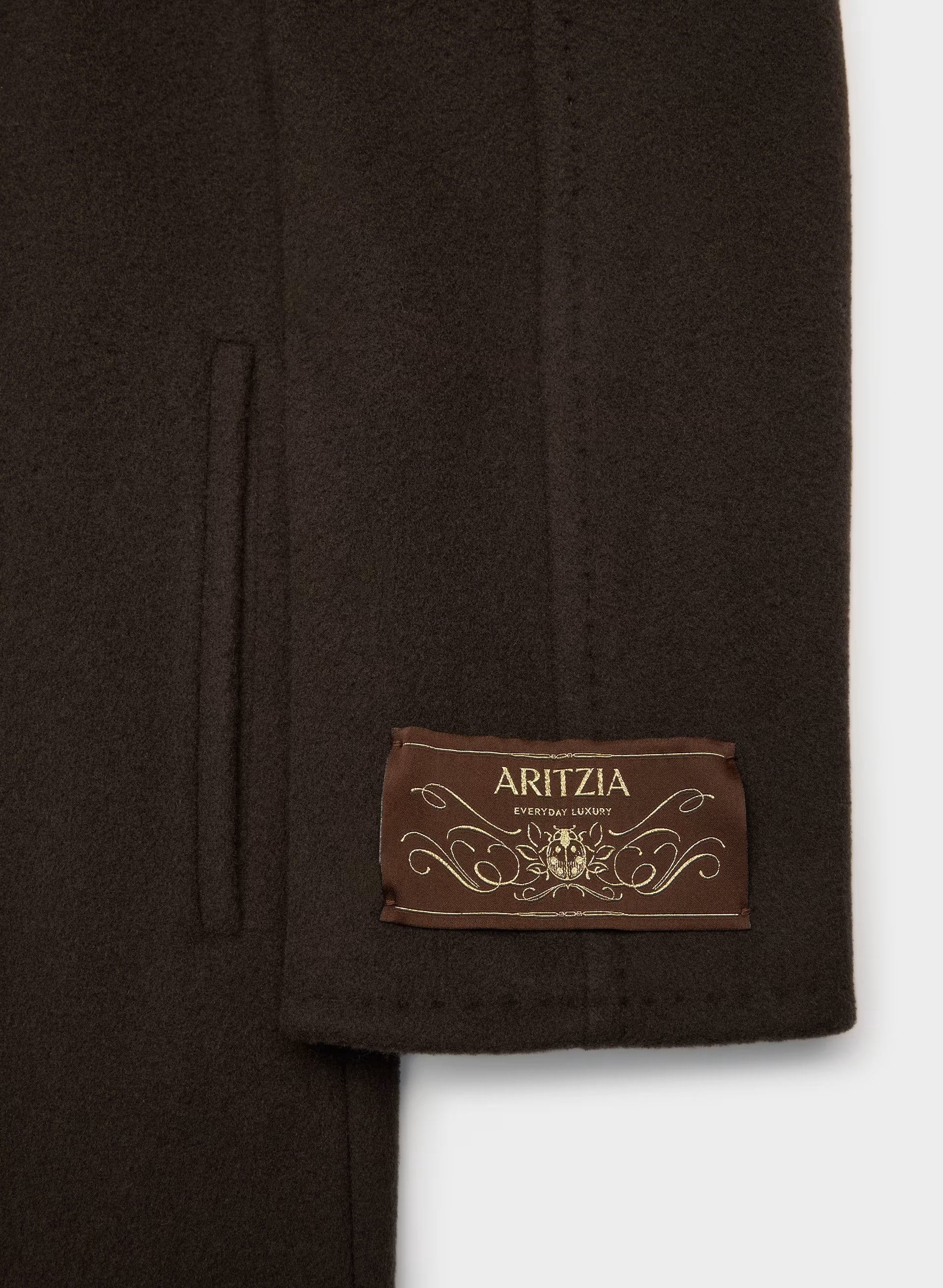 The Slouch™ Coat - Soft Wool Cashmere - CACAO NIB BROWN