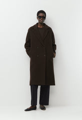 The Slouch™ Coat - Soft Wool Cashmere - CACAO NIB BROWN