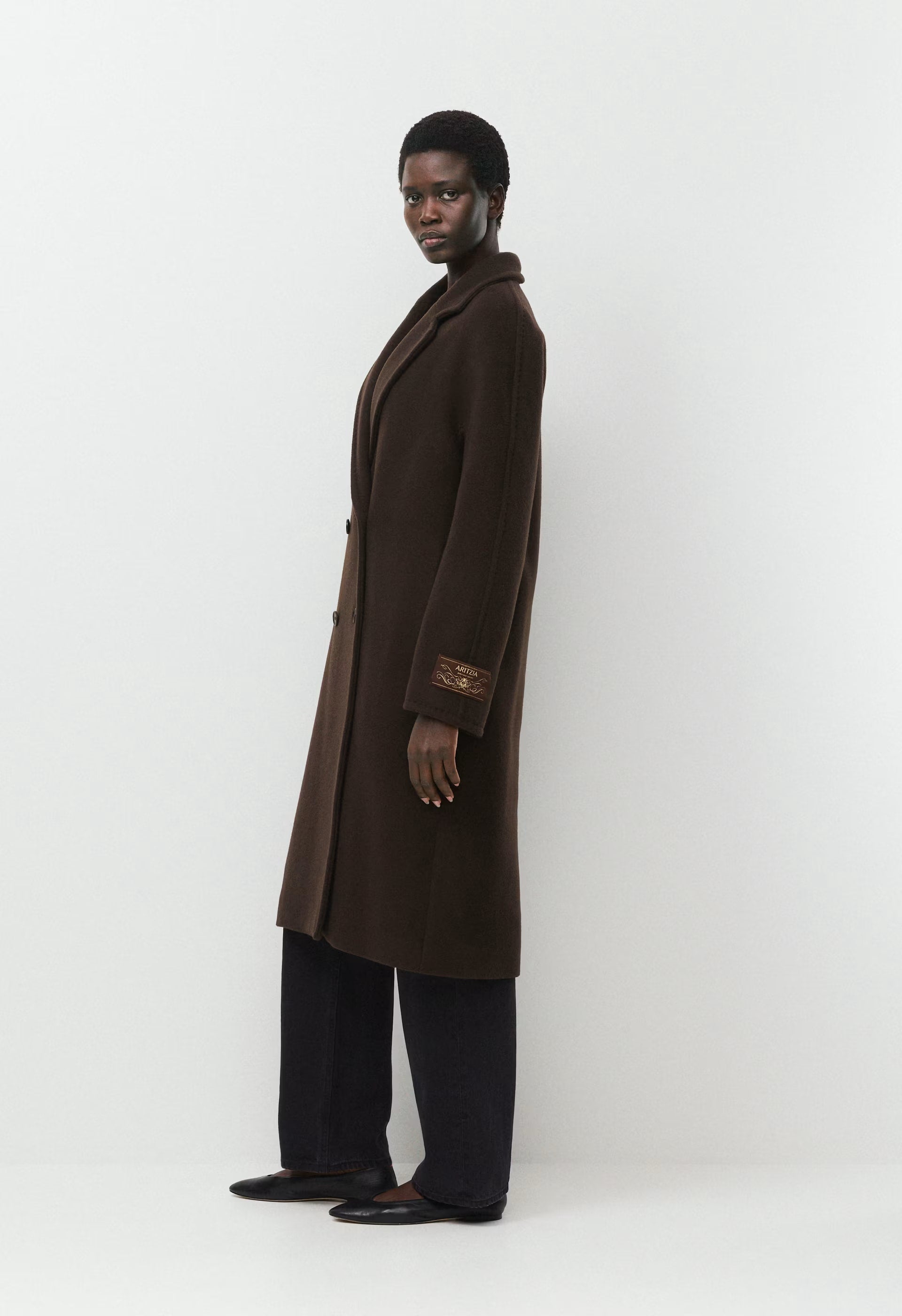 The Slouch™ Coat - Soft Wool Cashmere - CACAO NIB BROWN