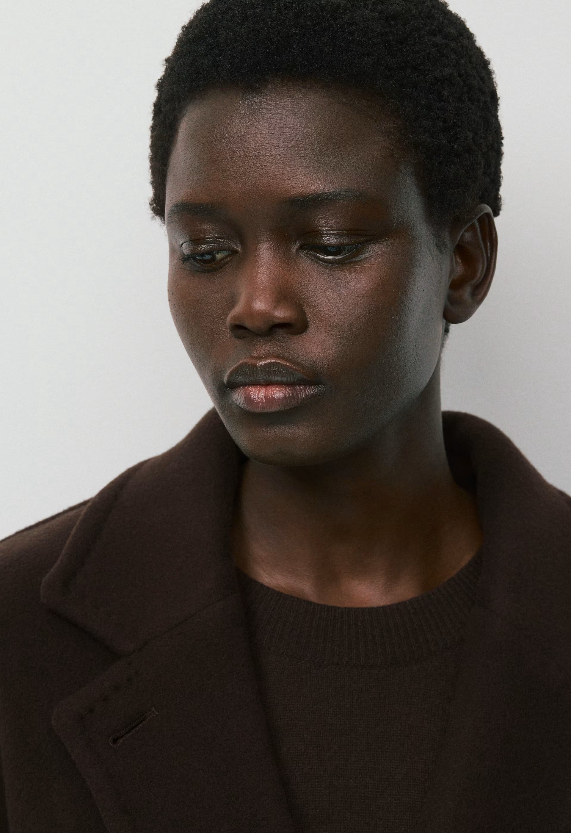 The Slouch™ Coat - Soft Wool Cashmere - CACAO NIB BROWN