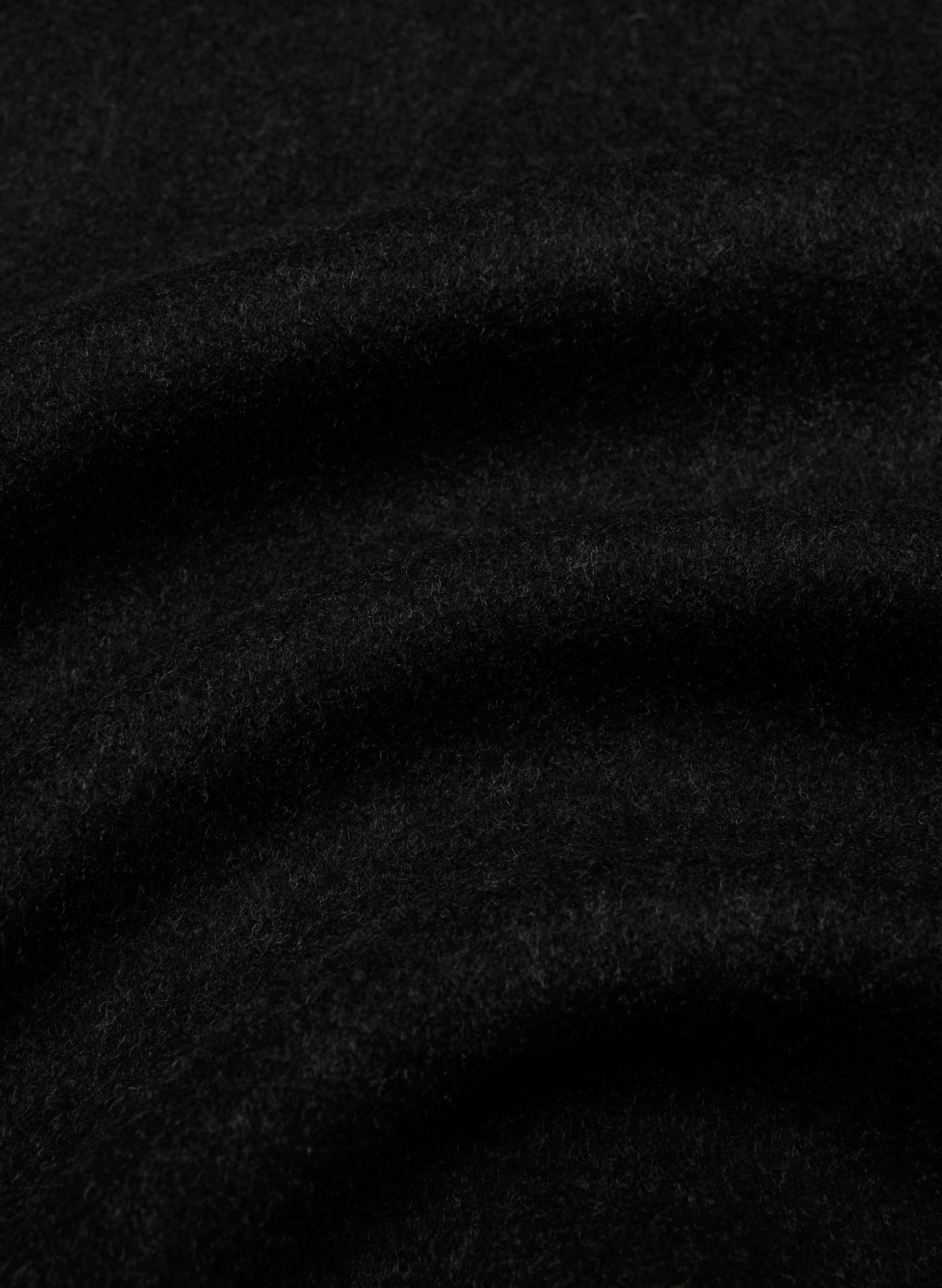 The Slouch™ Coat - Soft Wool Cashmere - HEATHER BLACK