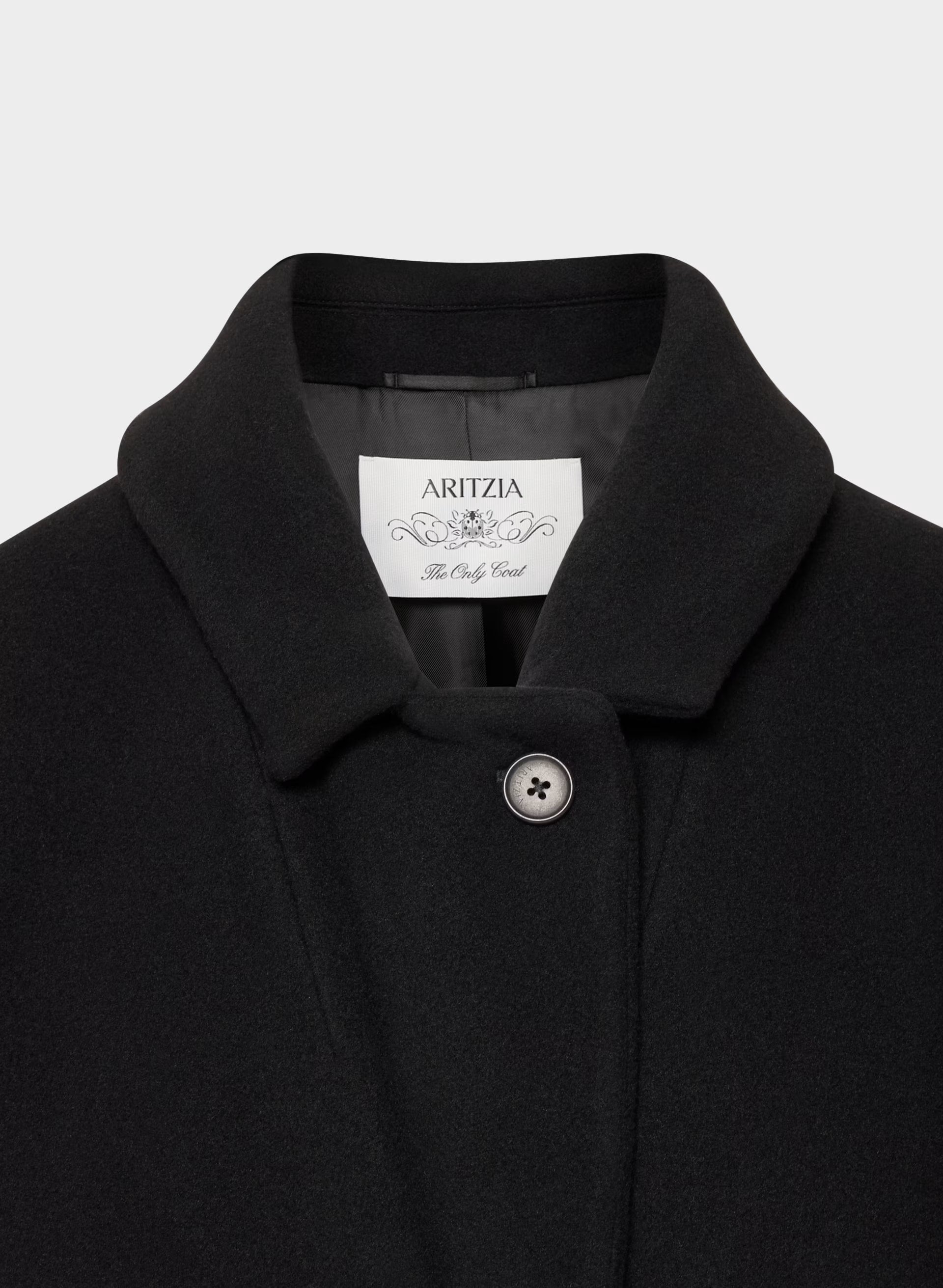 The Only Coat - Soft Wool Cashmere - BLACK