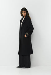 The Only Coat - Soft Wool Cashmere - BLACK