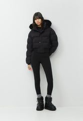 The Super Chalet Puff™ - cliMATTE™ - BLACK/BLACK