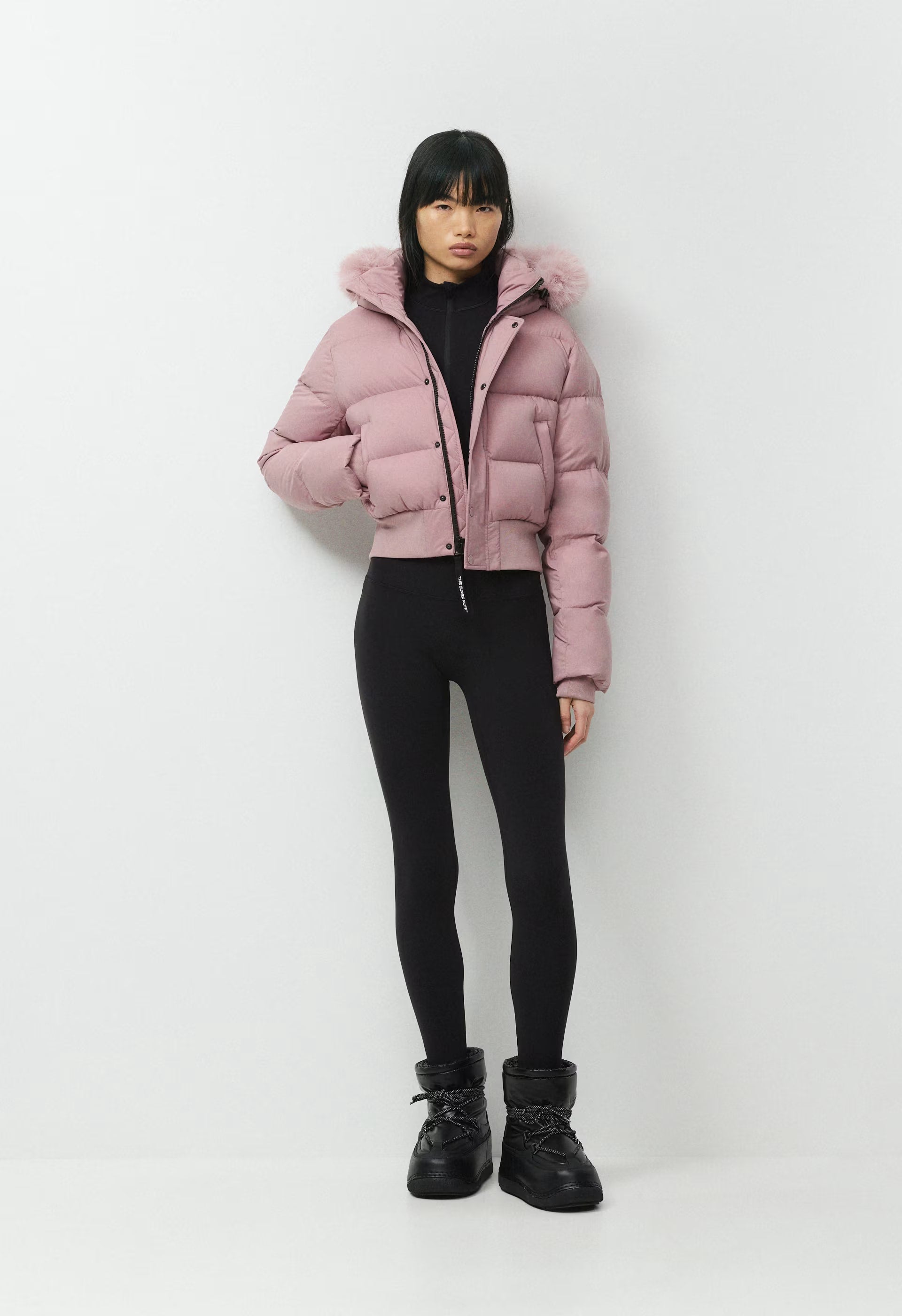 The Super Chalet Puff™ - cliMATTE™ - CLAREMONT/ DUSTY PINK