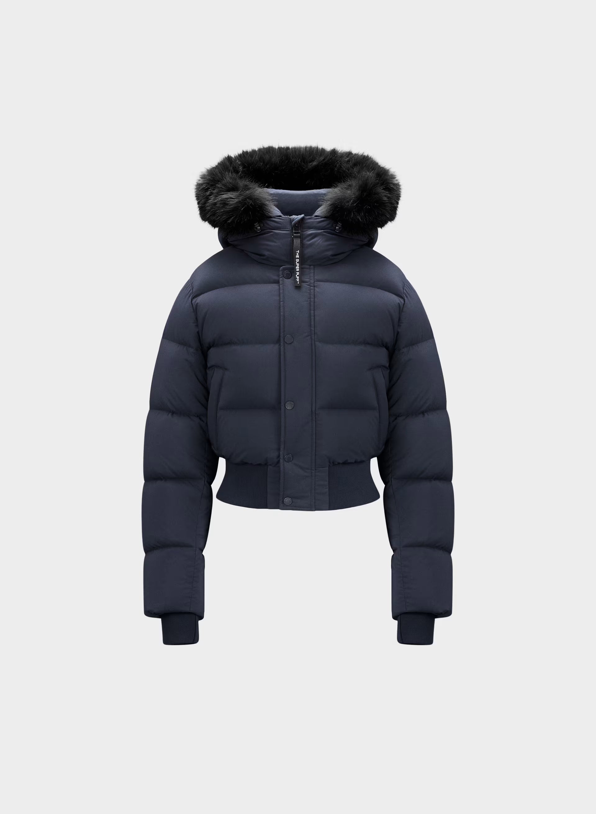 The Super Chalet Puff™ - cliMATTE™ - ADMIRAL NAVY/ BLACK