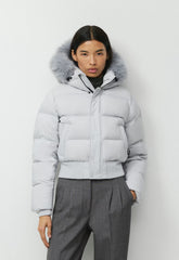The Super Chalet Puff™ - cliMATTE™ - CHRME GREY/MN DST GREY