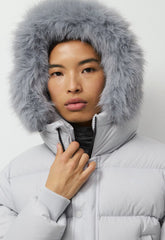 The Super Chalet Puff™ - cliMATTE™ - CHRME GREY/MN DST GREY