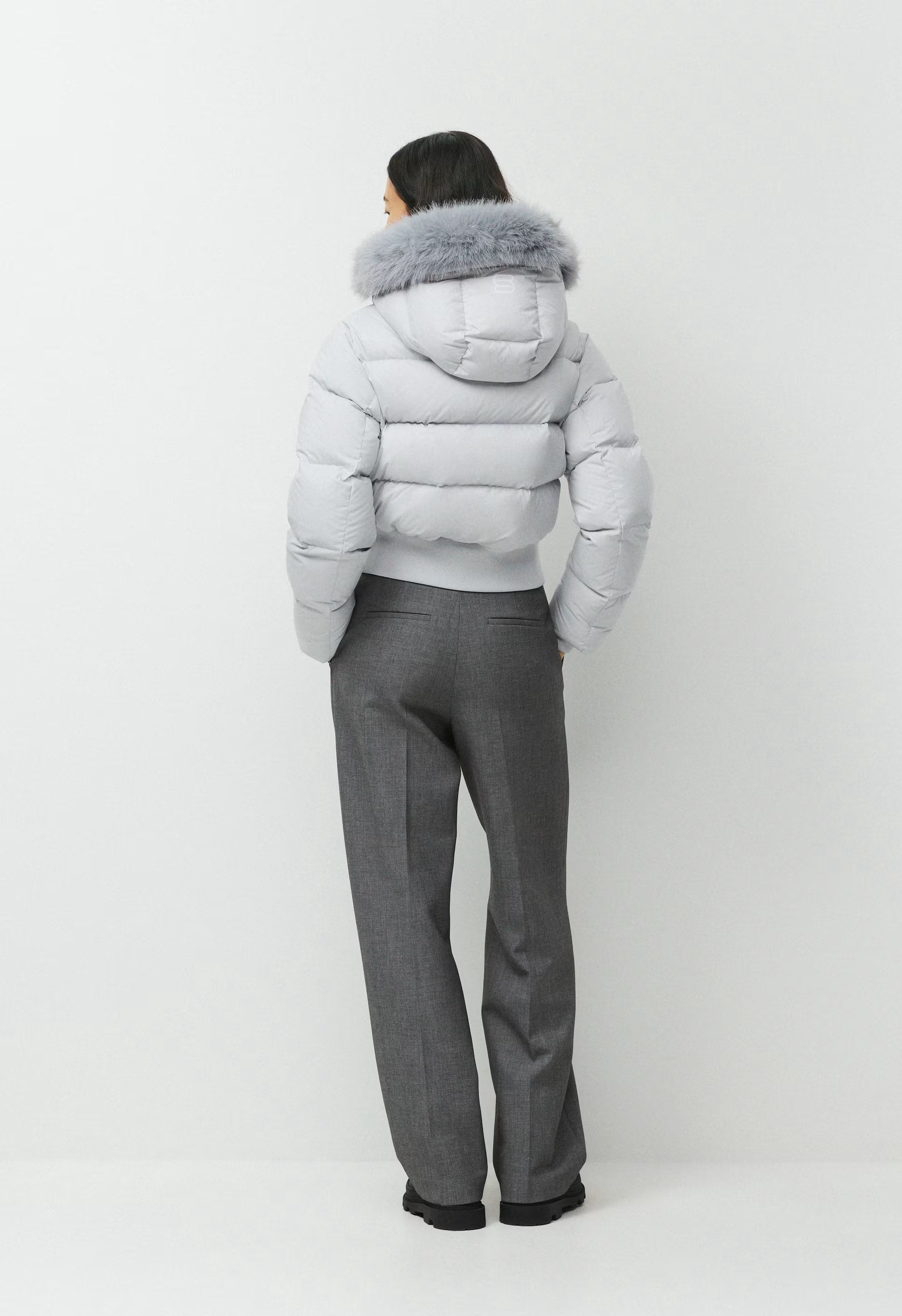 The Super Chalet Puff™ - cliMATTE™ - CHRME GREY/MN DST GREY