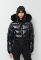 The Super Chalet Puff™ - Hi-Gloss - BLACK/BLACK