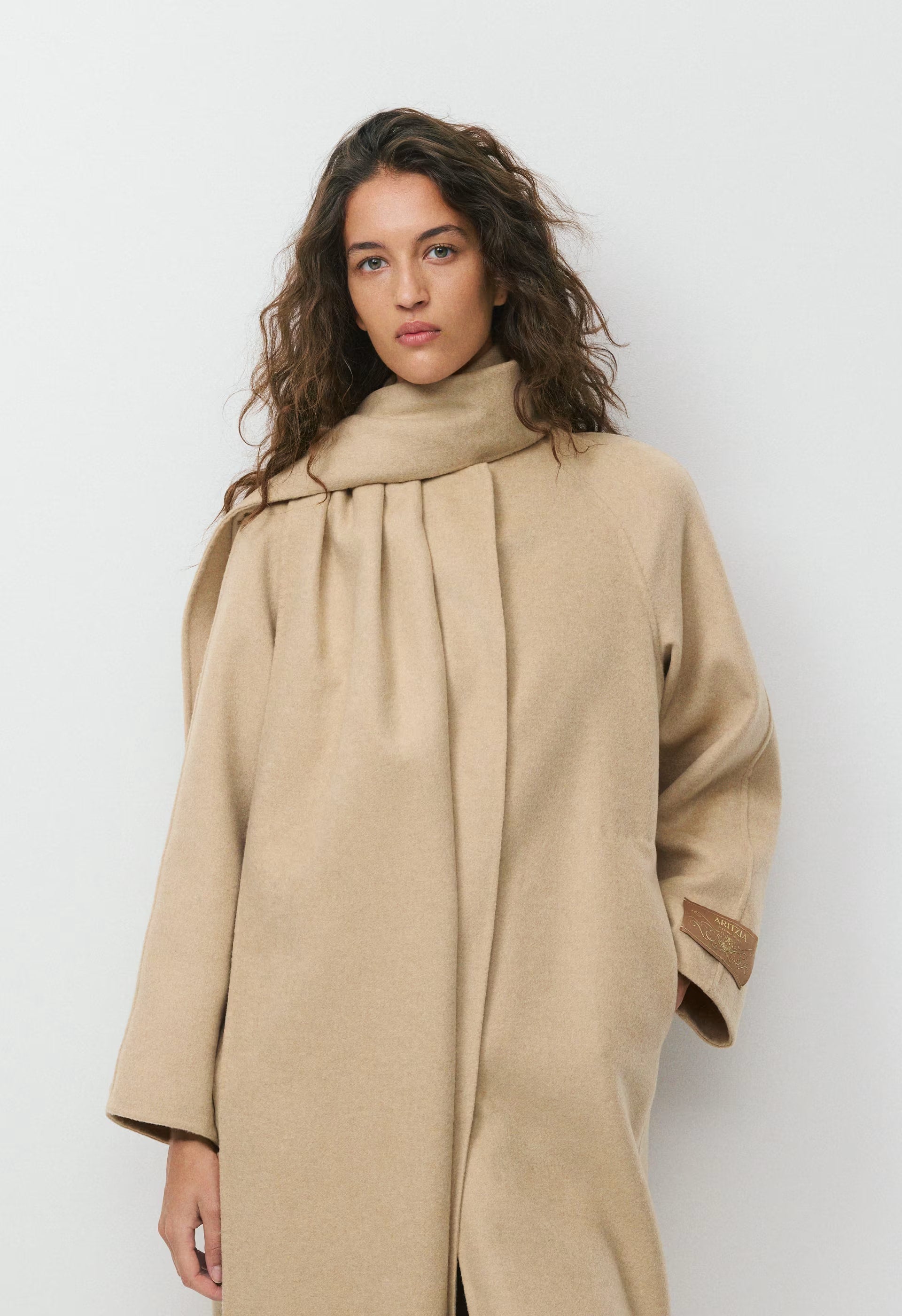 The Embrace Double-Faced Coat - Luxe (Re)Wool - GOLD CAMEL