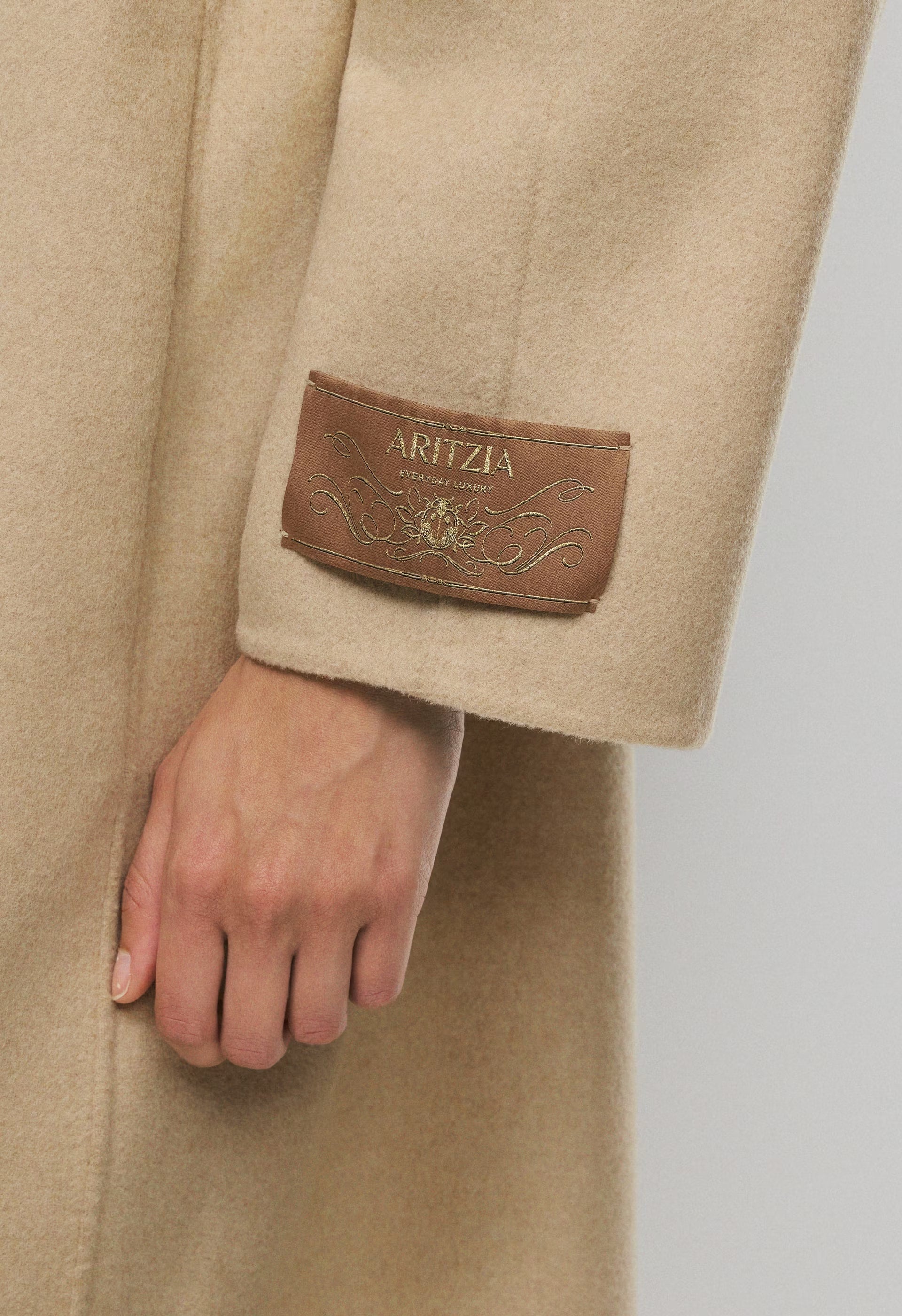 The Embrace Double-Faced Coat - Luxe (Re)Wool - GOLD CAMEL