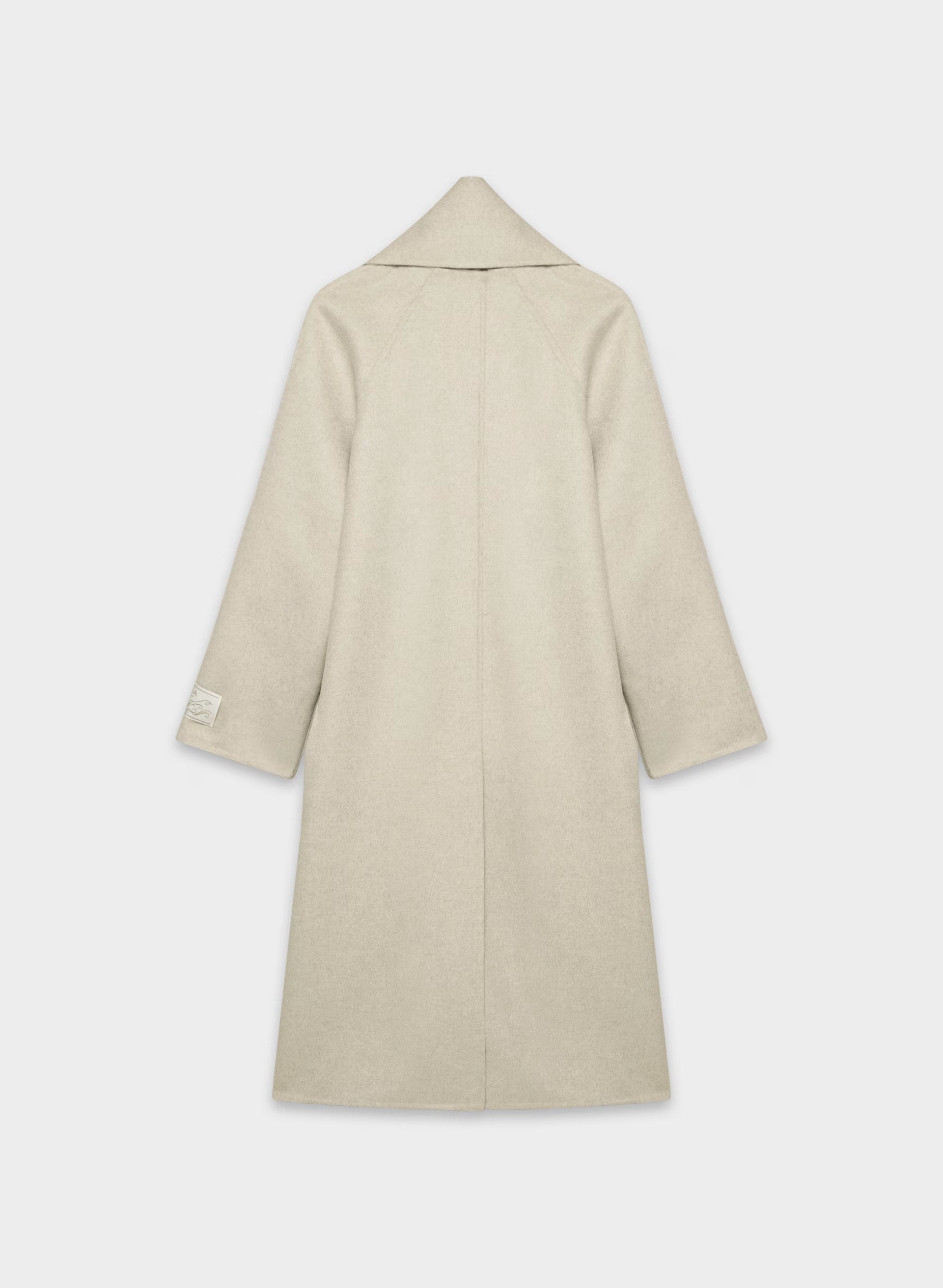 The Embrace Double-Faced Coat - Luxe (Re)Wool - HEATHER MATTE PEARL