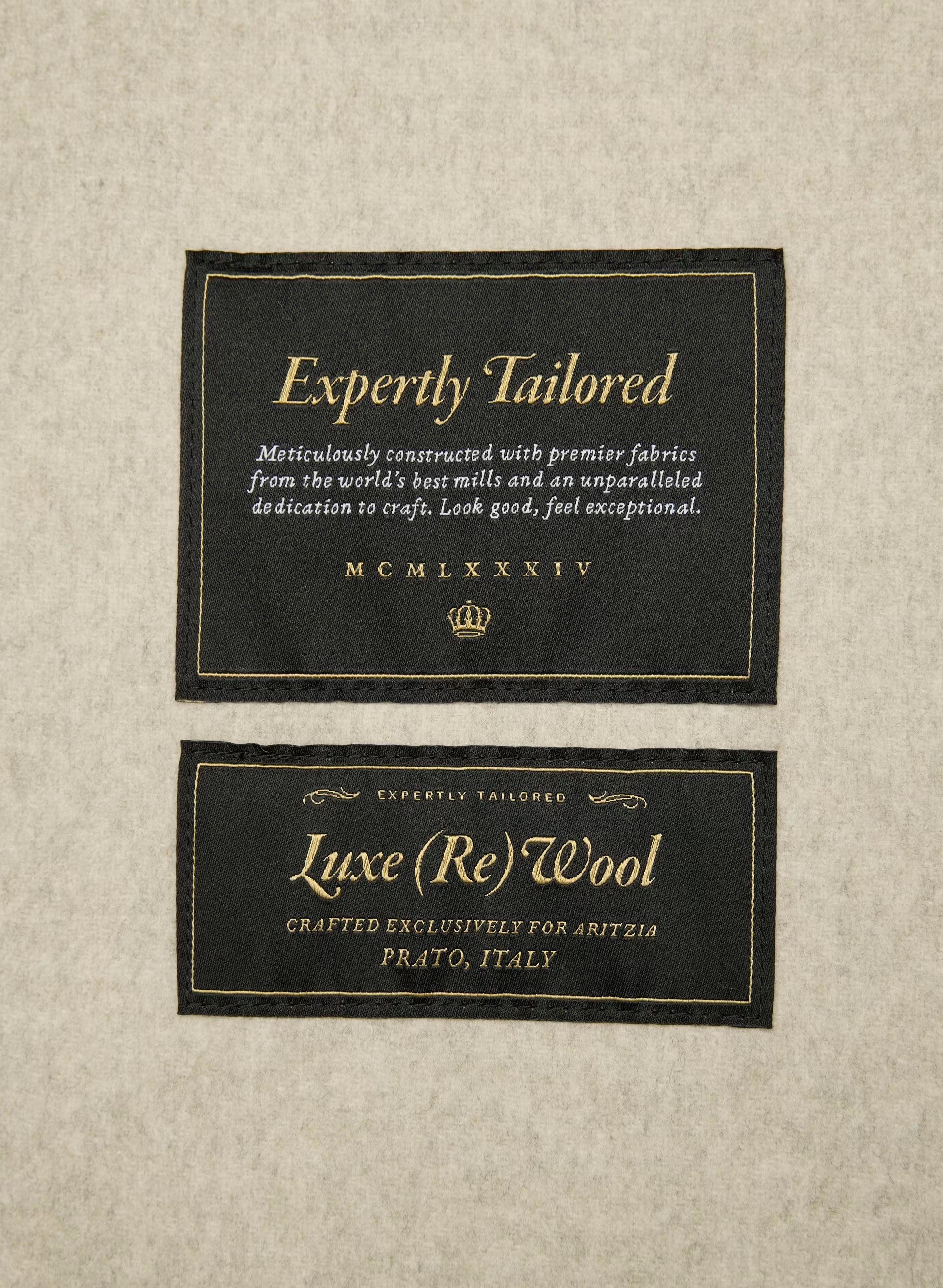 The Embrace Double-Faced Coat - Luxe (Re)Wool - HEATHER MATTE PEARL