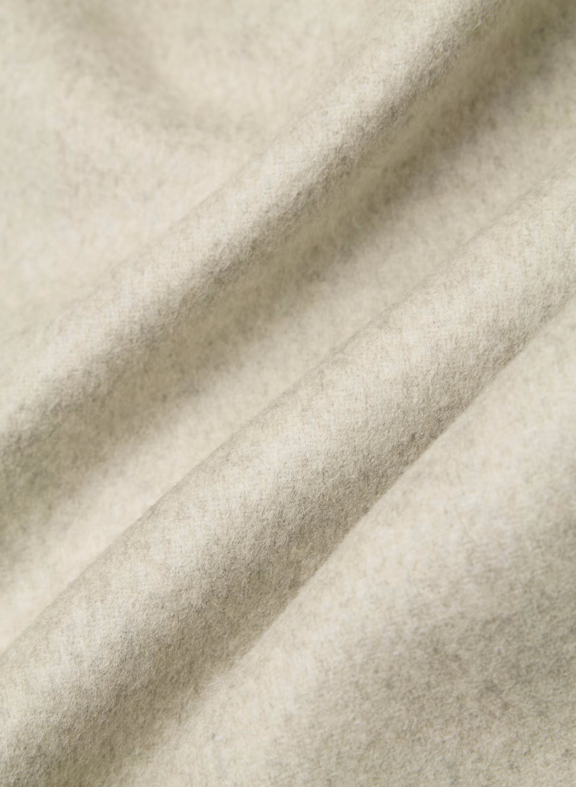 The Embrace Double-Faced Coat - Luxe (Re)Wool - HEATHER MATTE PEARL