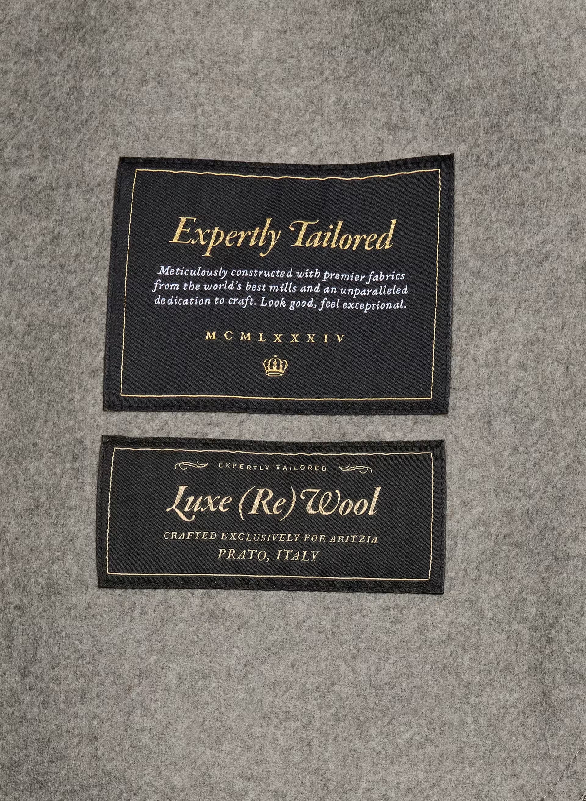 The Embrace Double-Faced Coat - Luxe (Re)Wool - HEATHER DARK TAUPE