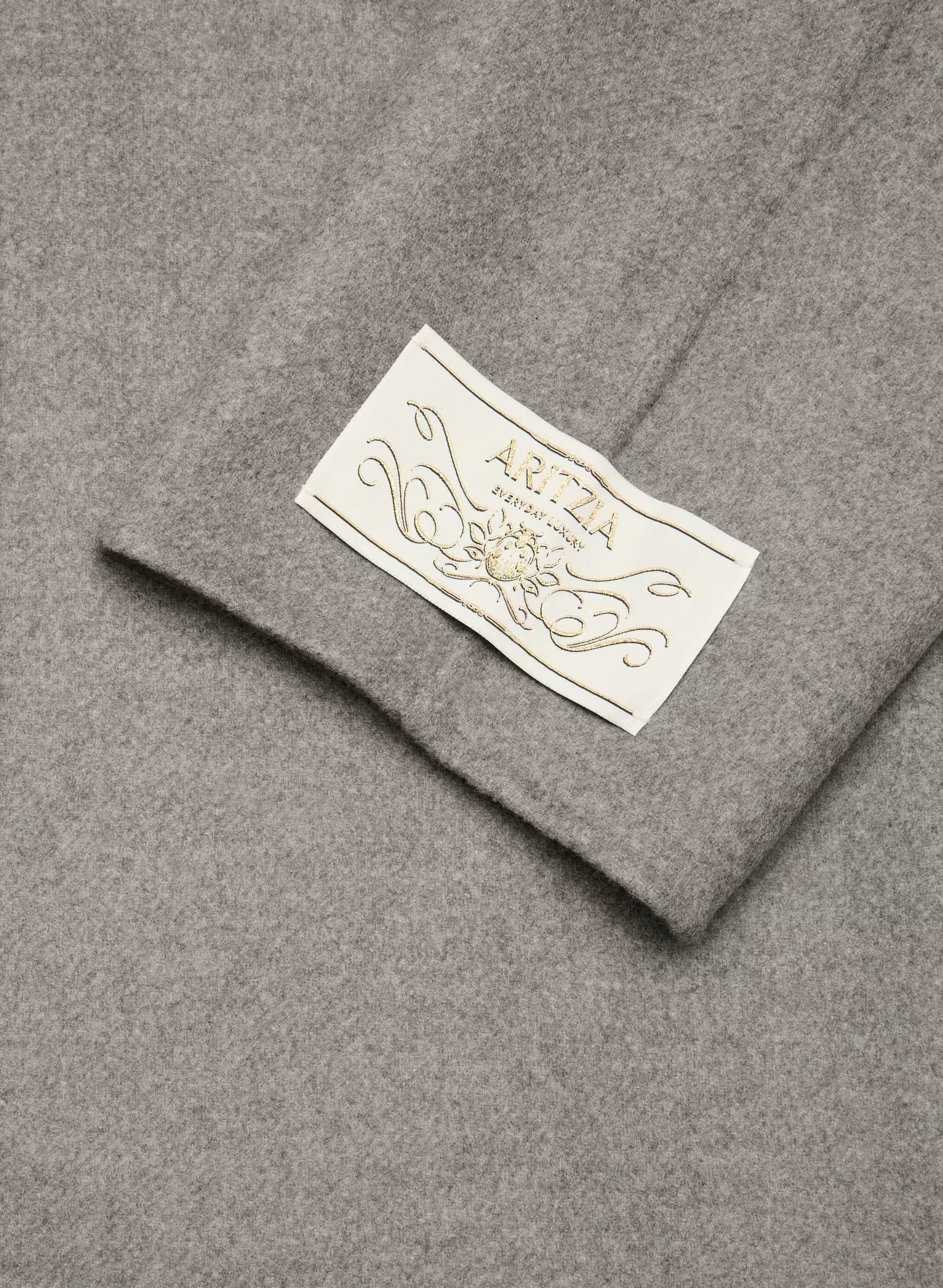 The Embrace Double-Faced Coat - Luxe (Re)Wool - HEATHER DARK TAUPE