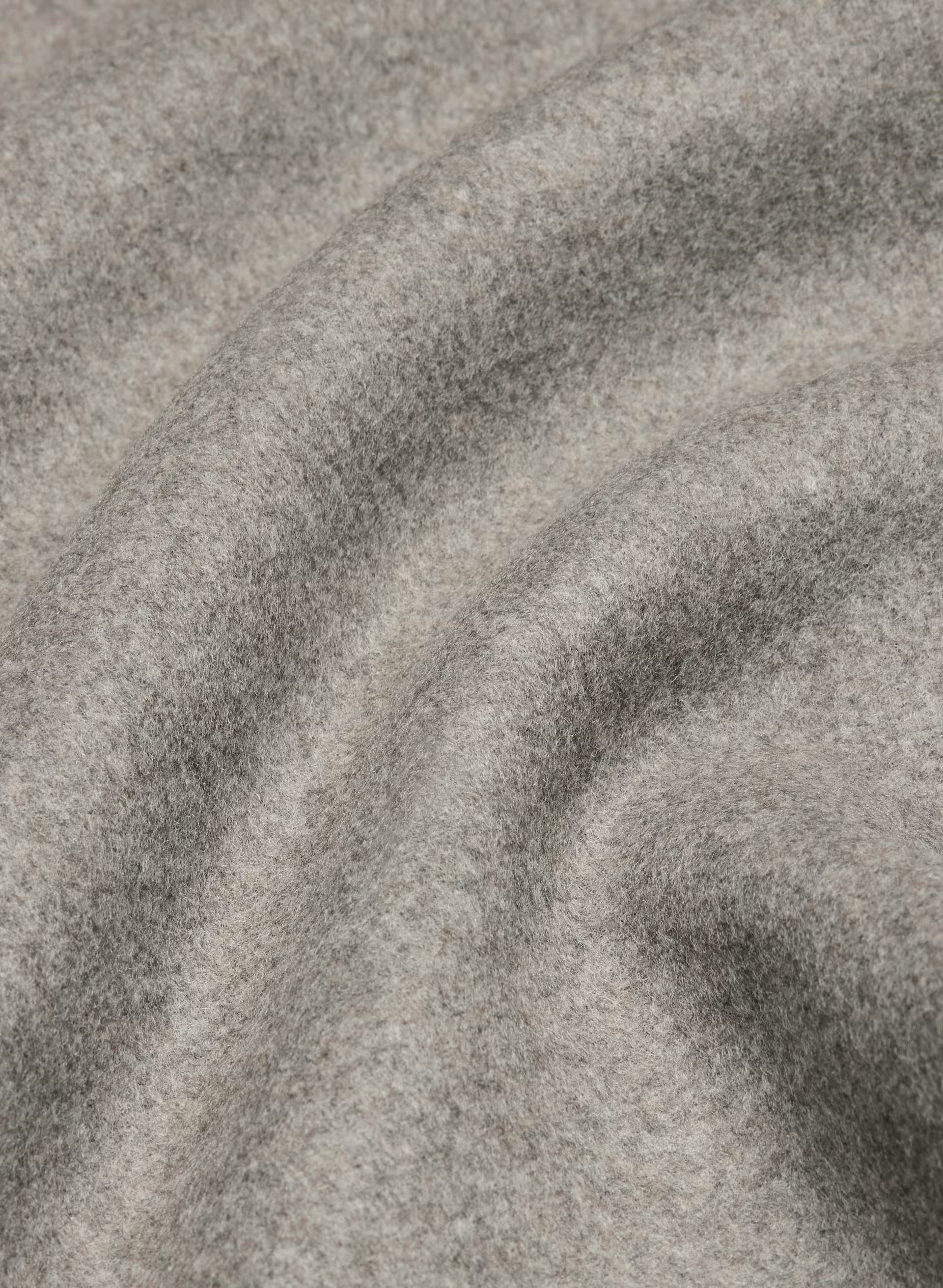 The Embrace Double-Faced Coat - Luxe (Re)Wool - HEATHER DARK TAUPE