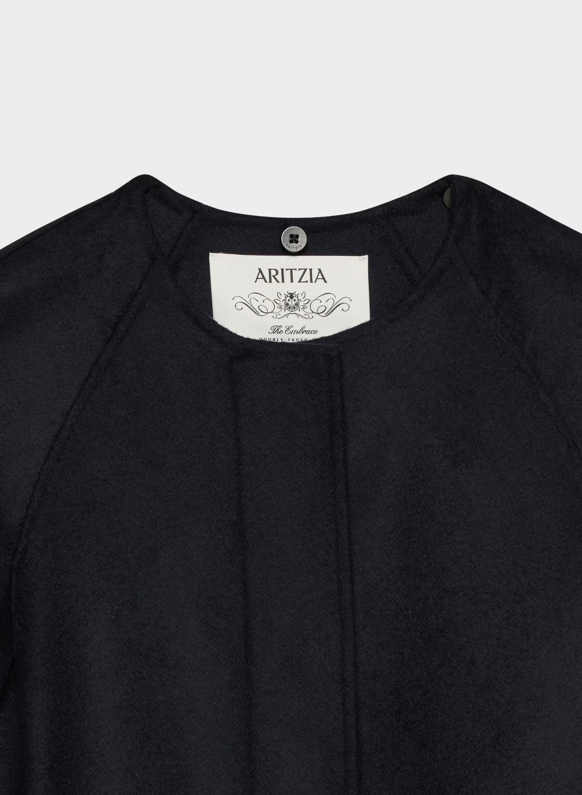 The Embrace Double-Faced Coat - Luxe (Re)Wool - DARK NIGHT NAVY