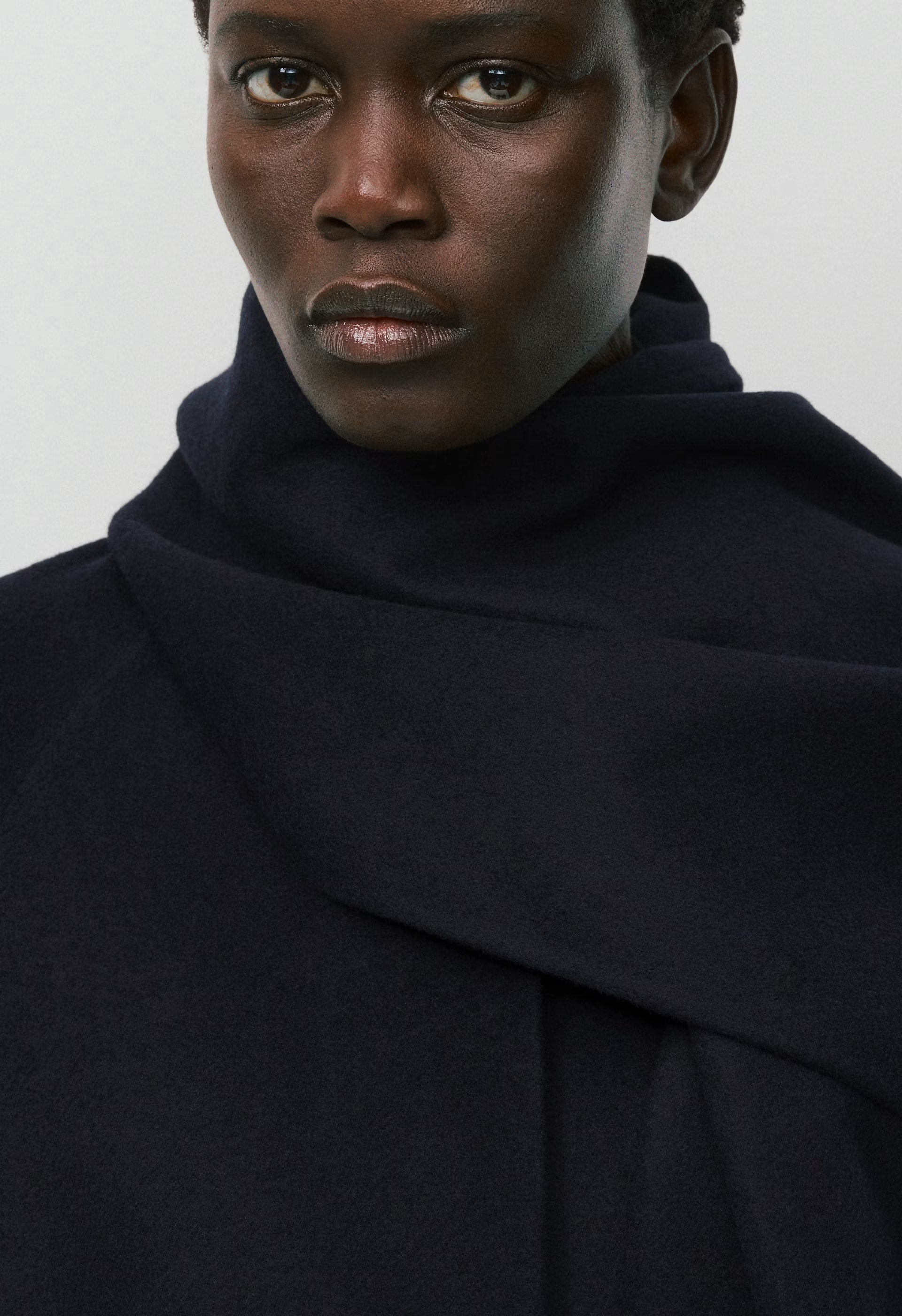 The Embrace Double-Faced Coat - Luxe (Re)Wool - DARK NIGHT NAVY